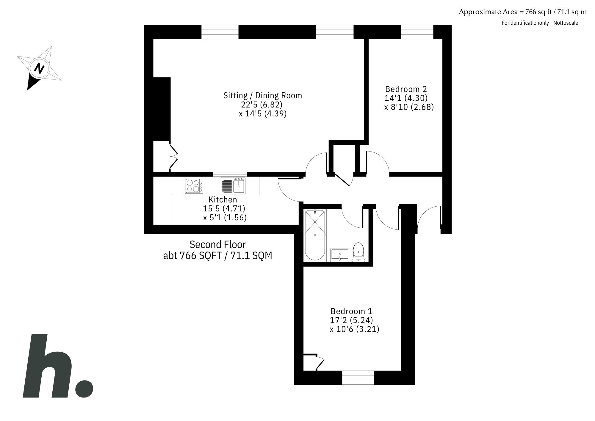 Flat 11, Trews Weir Mill Old Mill Close, Exeter floorplan