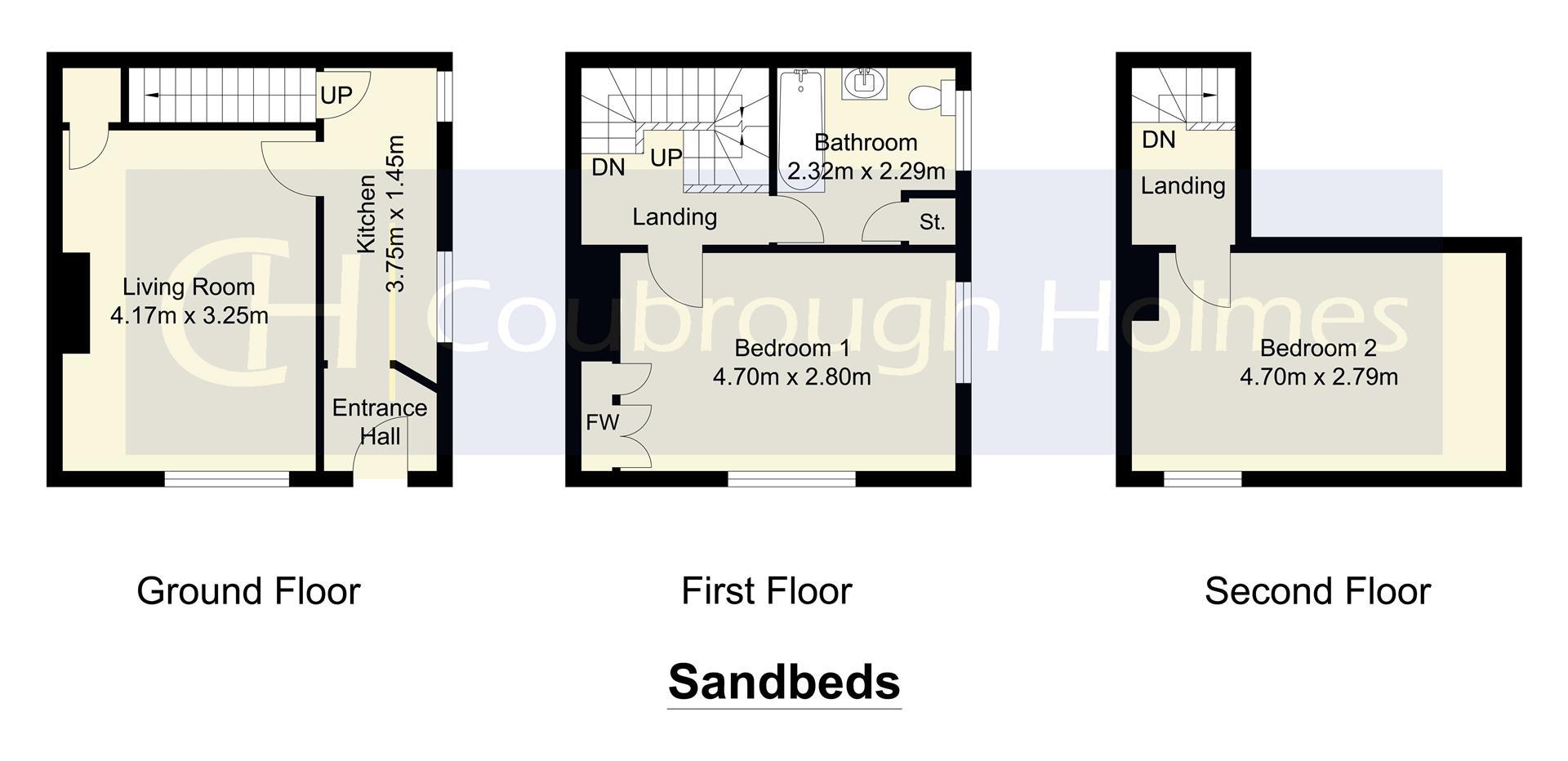 23, Sandbeds, Bradford floorplan