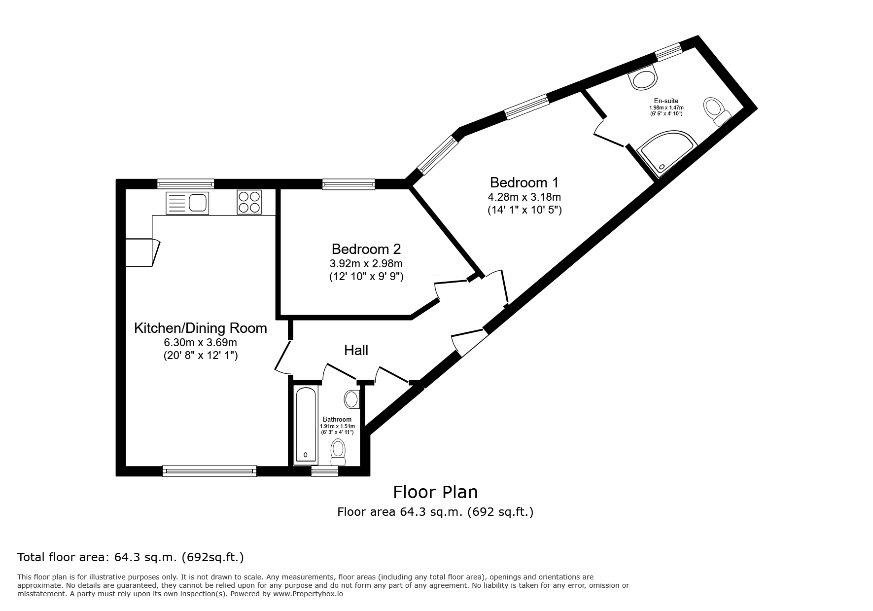 1, Northgate, Derby floorplan