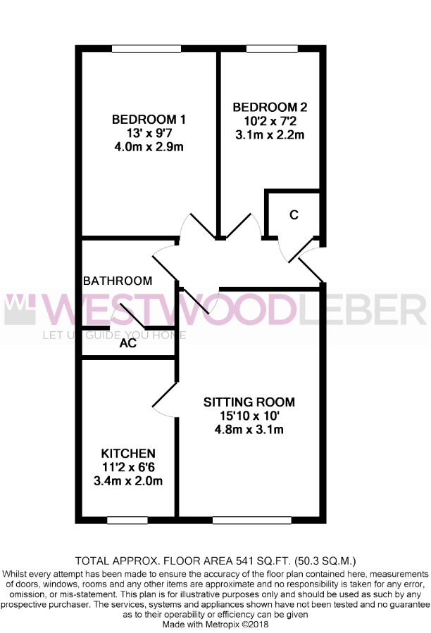 2 Bedrooms Flat to rent in Falcon Court, Ware SG12