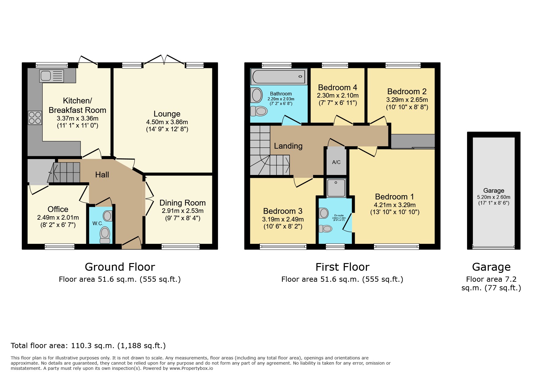 25 Clover Way, Leicester floorplan