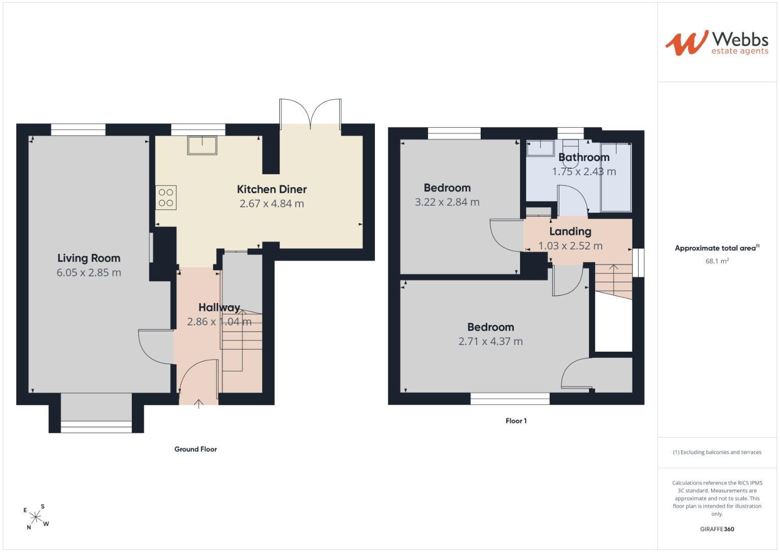 37, Bideford Way, Cannock floorplan