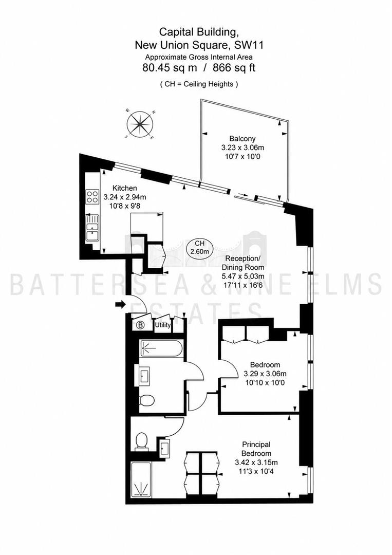 C121, Capital Building, 8 New Union Square, London floorplan