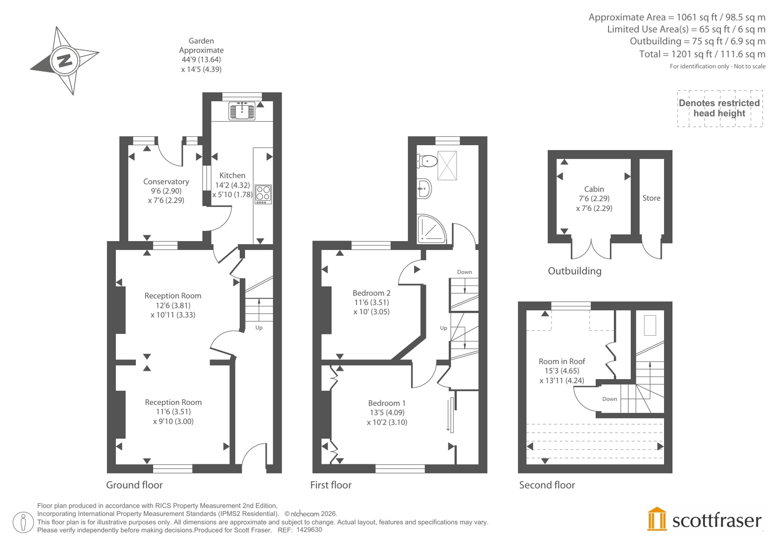 16, Earl Street, West Oxford floorplan