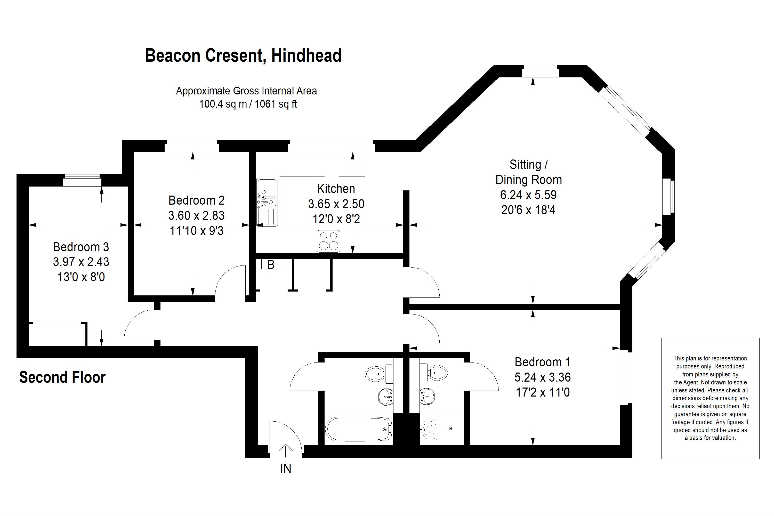 3 Bedrooms Flat for sale in Beacon Crescent, Hindhead GU26