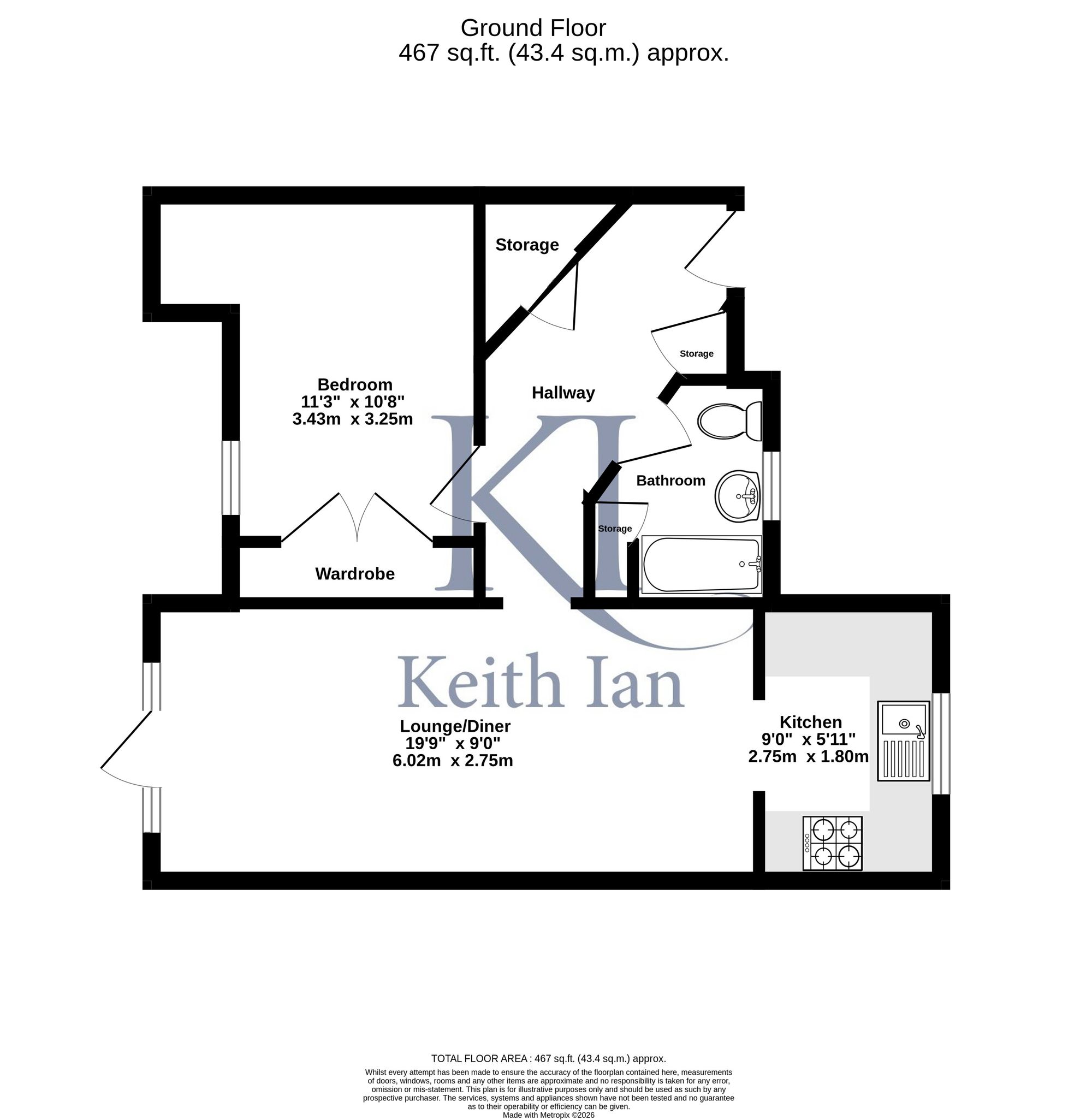 20 Wickhams Wharf, Ware floorplan