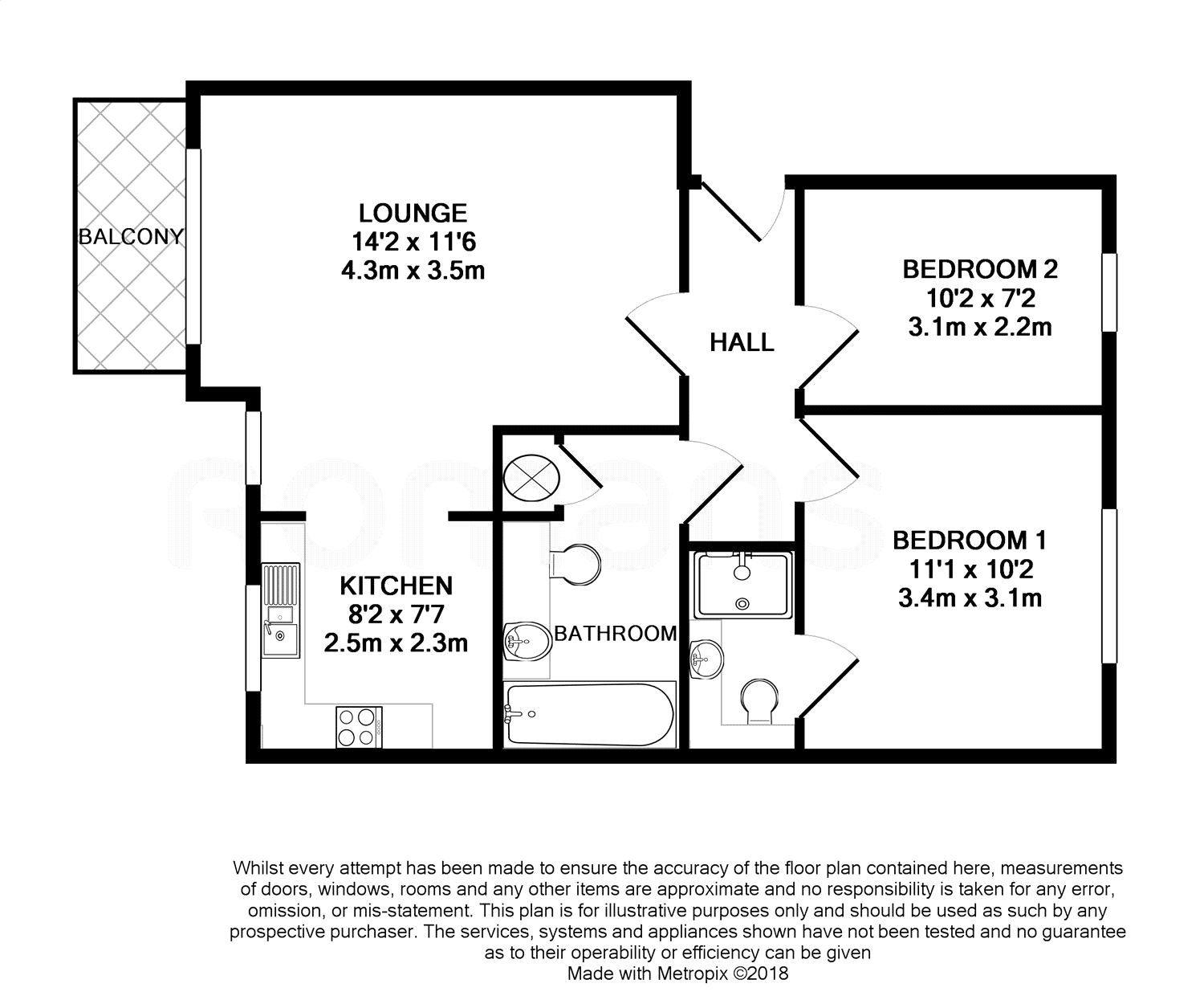 2 Bedrooms Flat for sale in Admiralty Close, West Drayton UB7