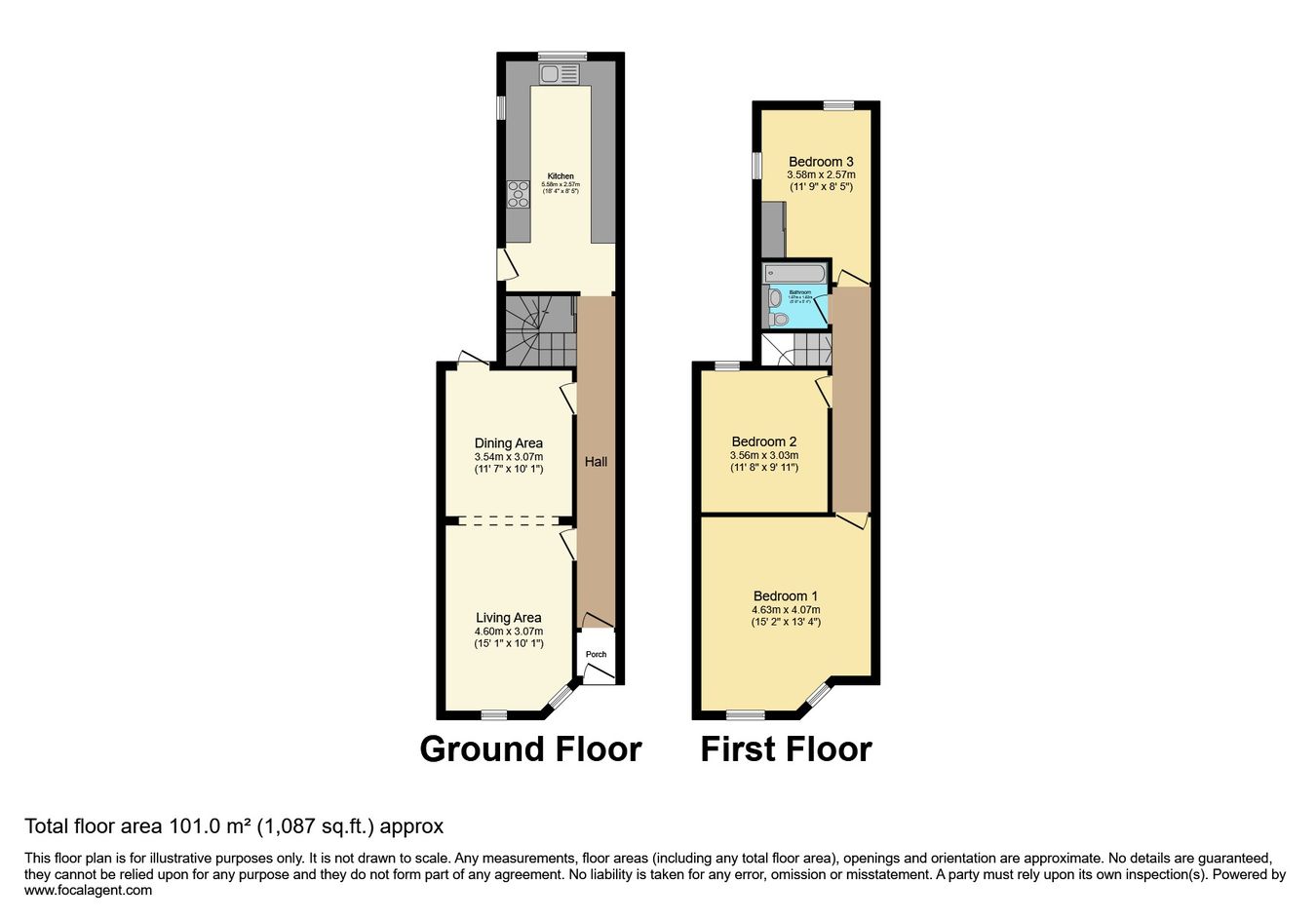 4, Charles Street, Rugby floorplan