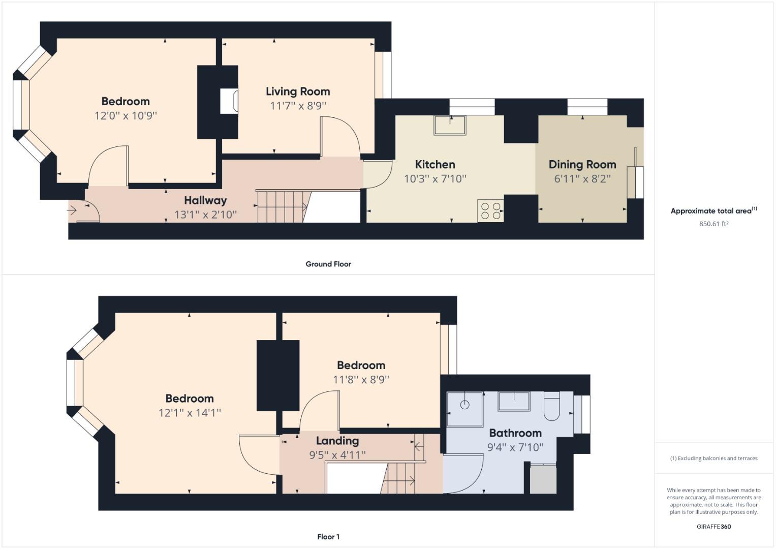 37, Livingstone Road, Southampton floorplan