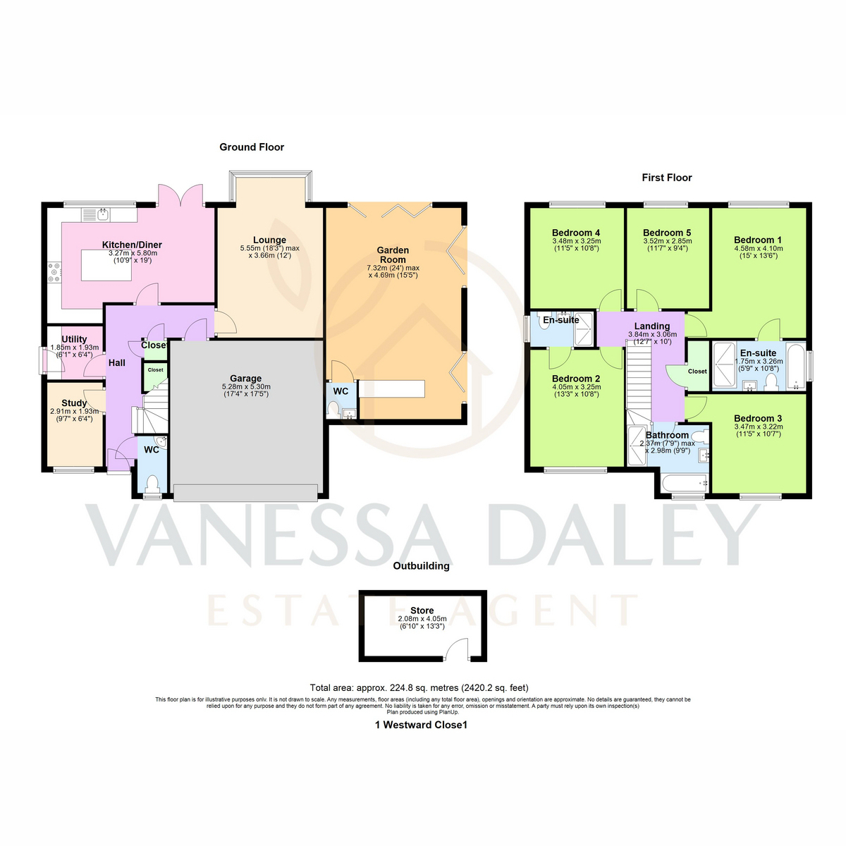 1, Westward Close, Preston floorplan