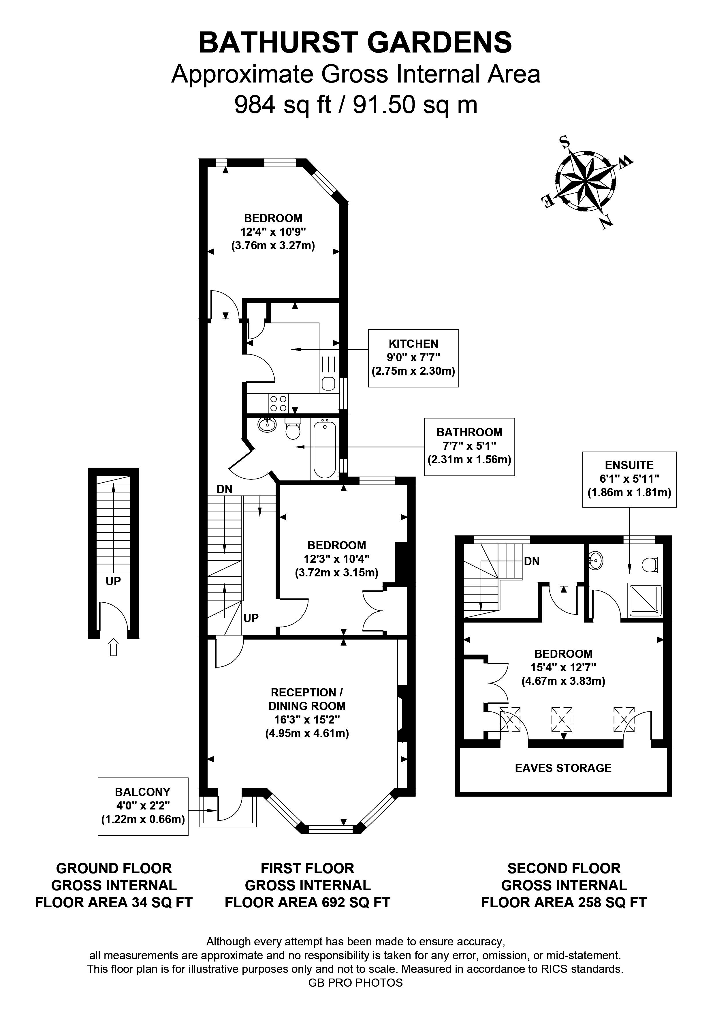 3 Bedrooms Flat to rent in Bathurst Gardens, London NW10