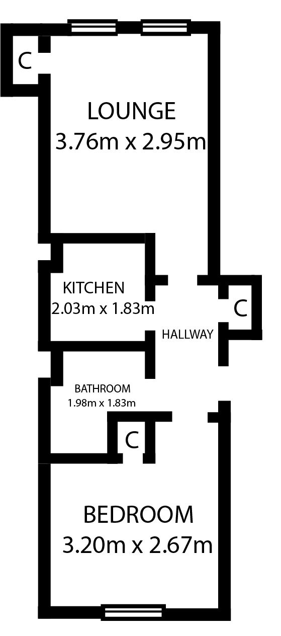1 Bedrooms Flat for sale in 3/1, 118 Park Road, Woodlands, Glasgow G4