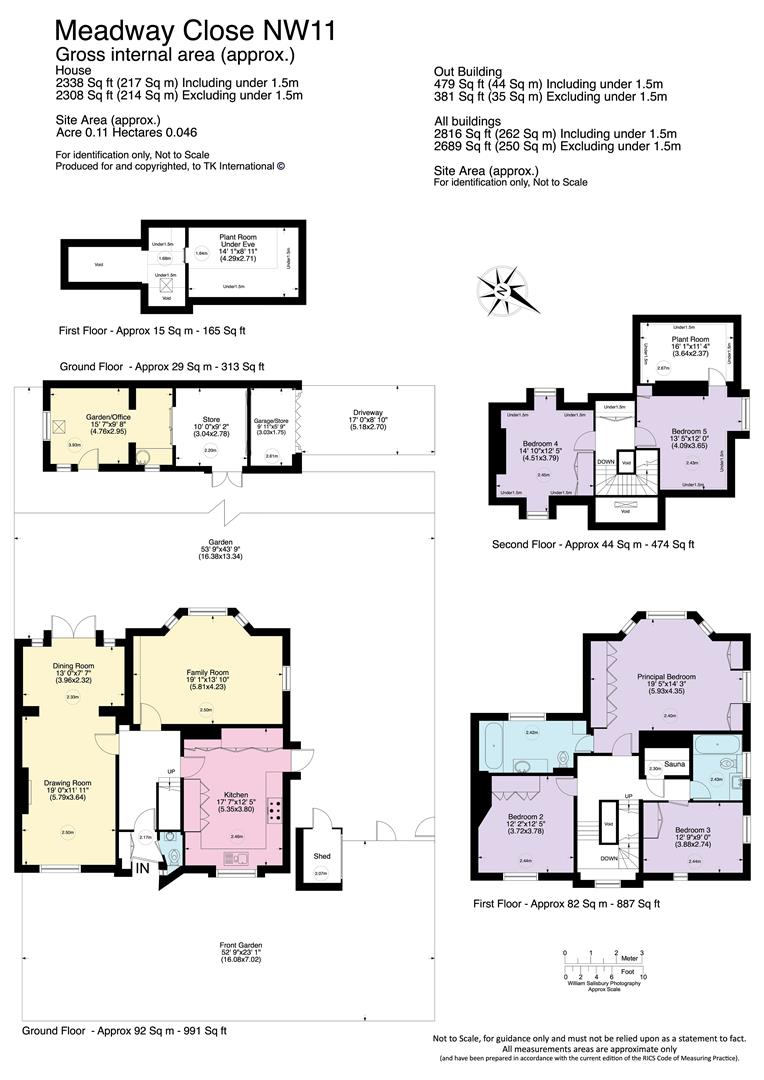 14, Meadway Close, Hampstead Garden Suburb floorplan