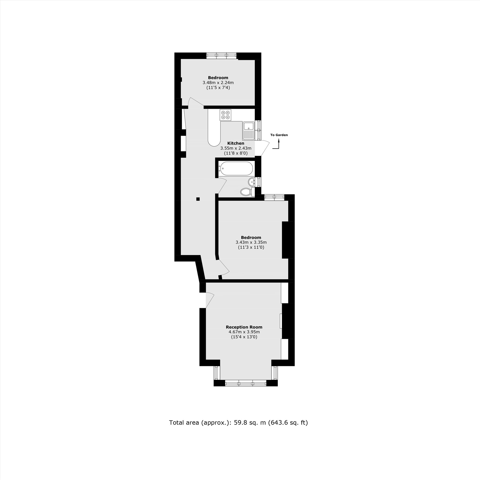 41A, Hillcourt Road, London floorplan