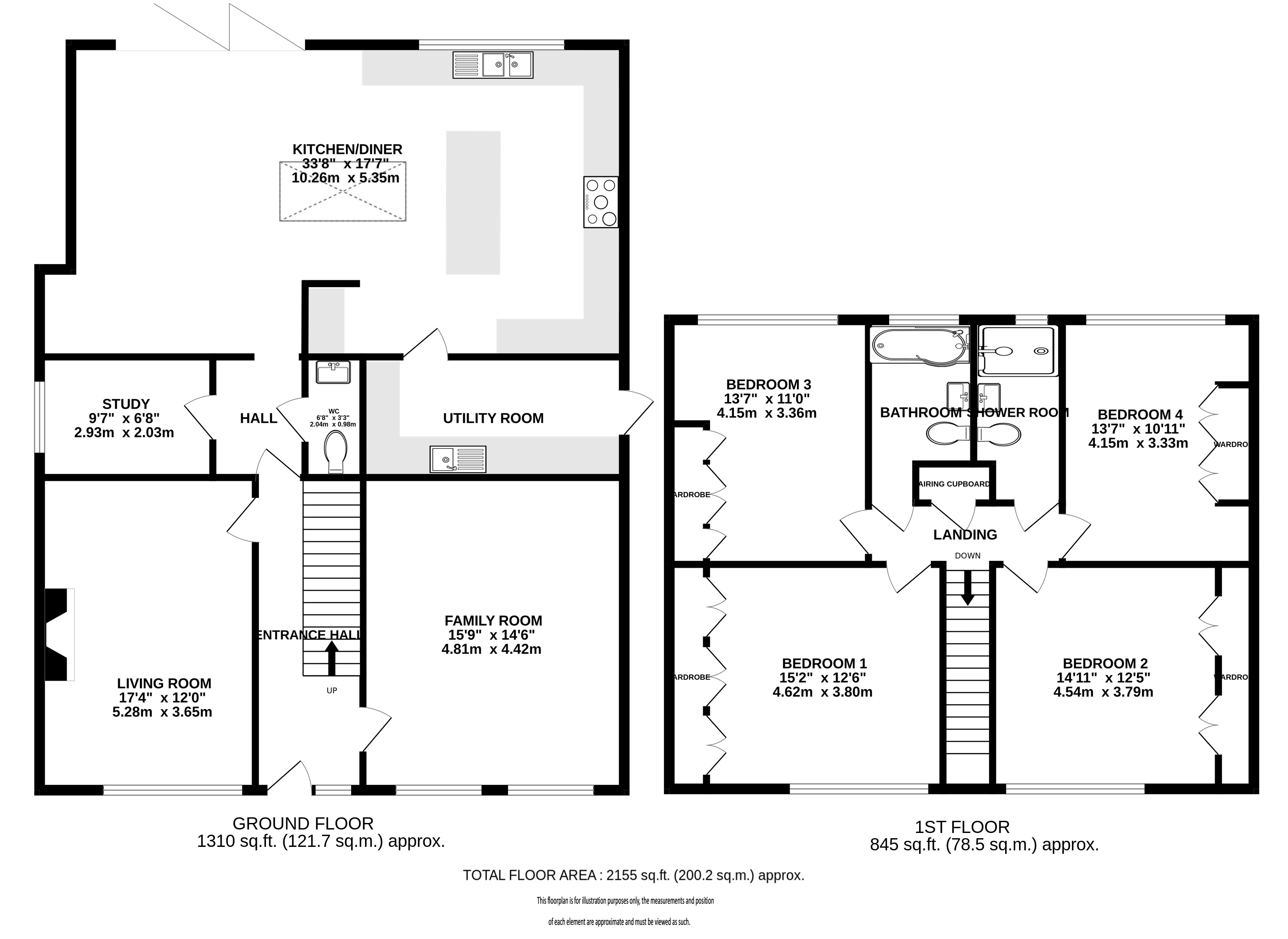 1, How Field, Hertfordshire floorplan