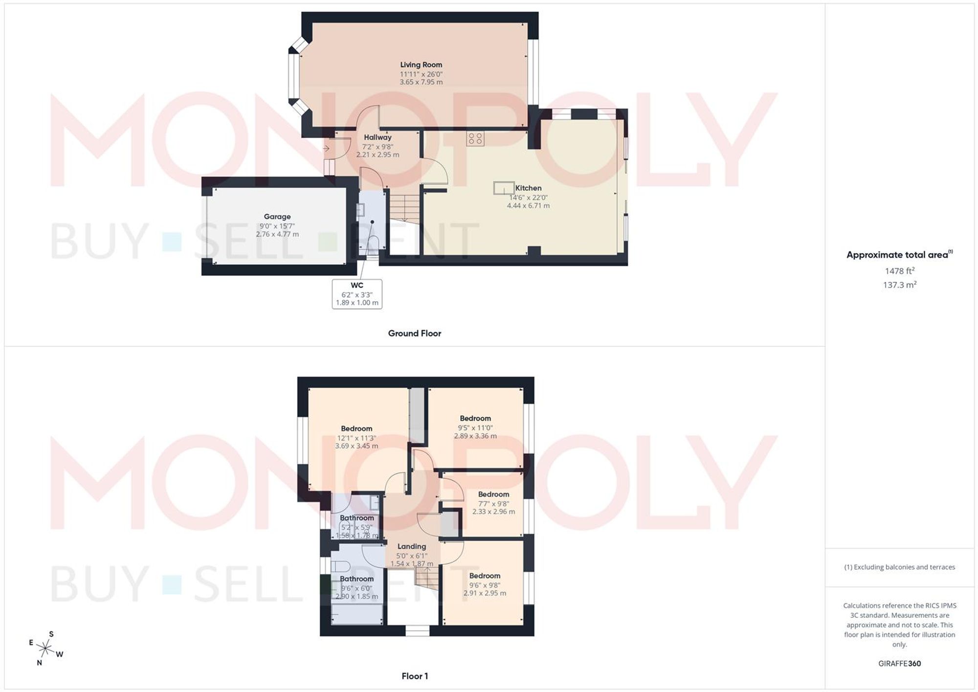 2 Little Meadows, Wrexham floorplan