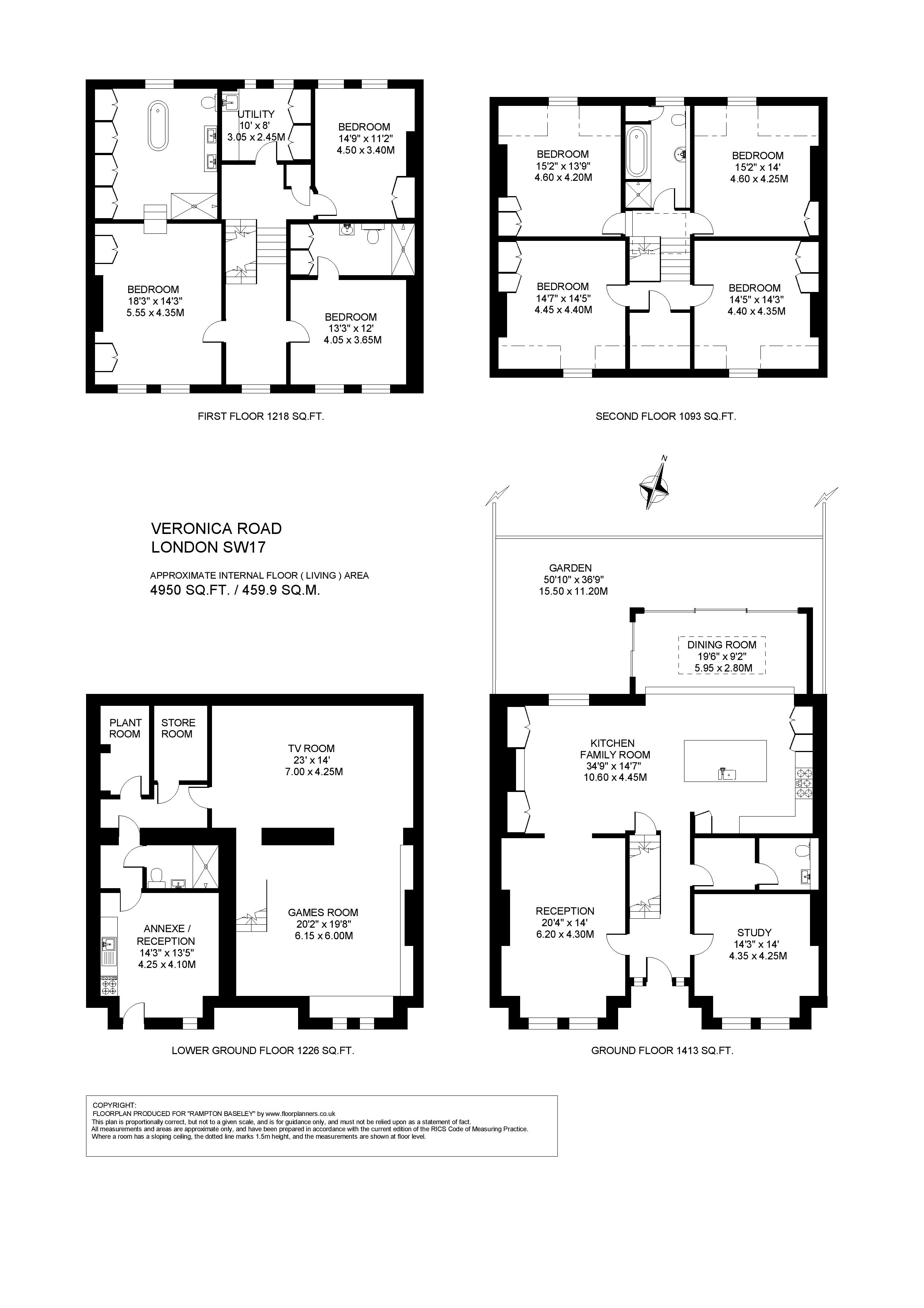 12, Veronica Road, London floorplan