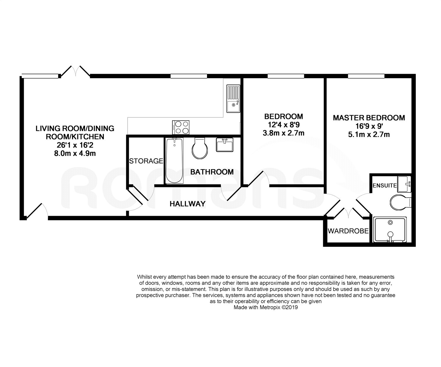 Flat 9, Grove House,, Sarah Way, Farnborough floorplan