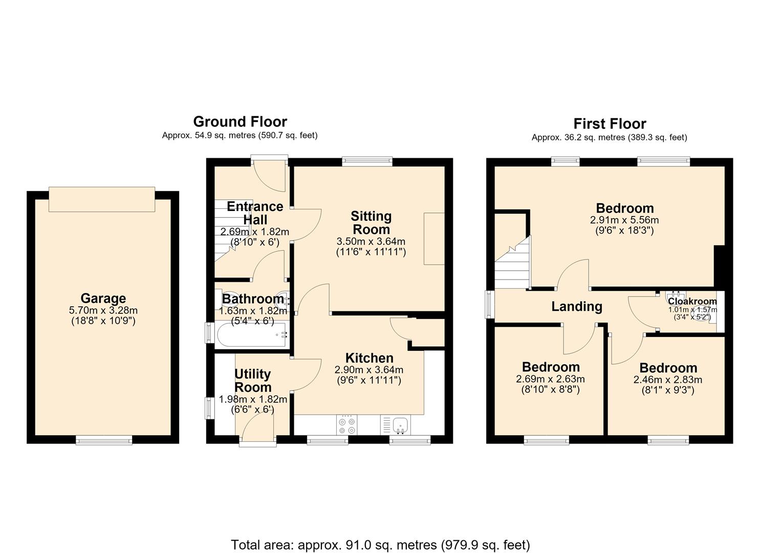 Stanton View, Bakewell floorplan