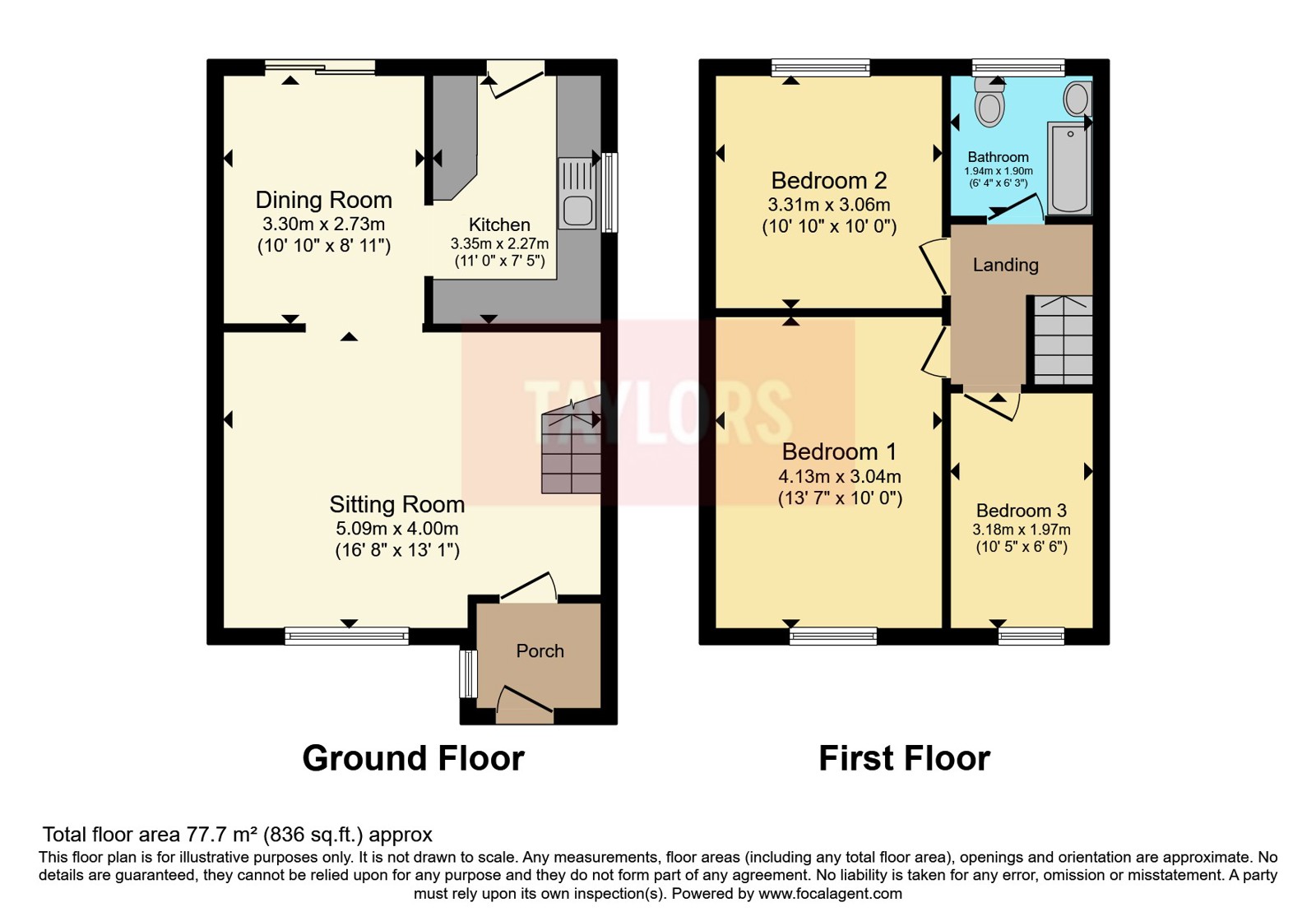 73, Severn Way, Buckinghamshire floorplan