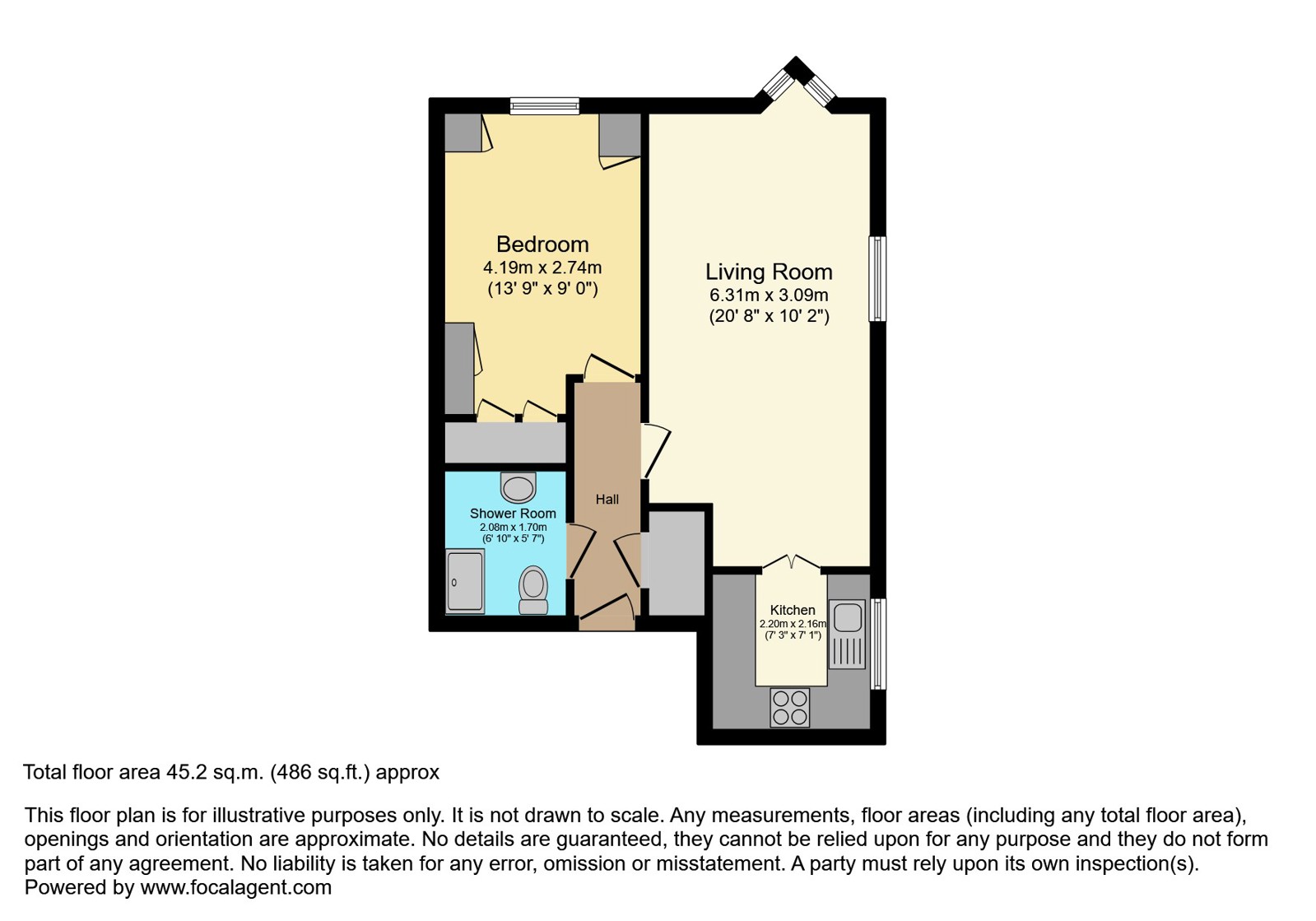 17, Hammond Court, Frinton-on-Sea floorplan