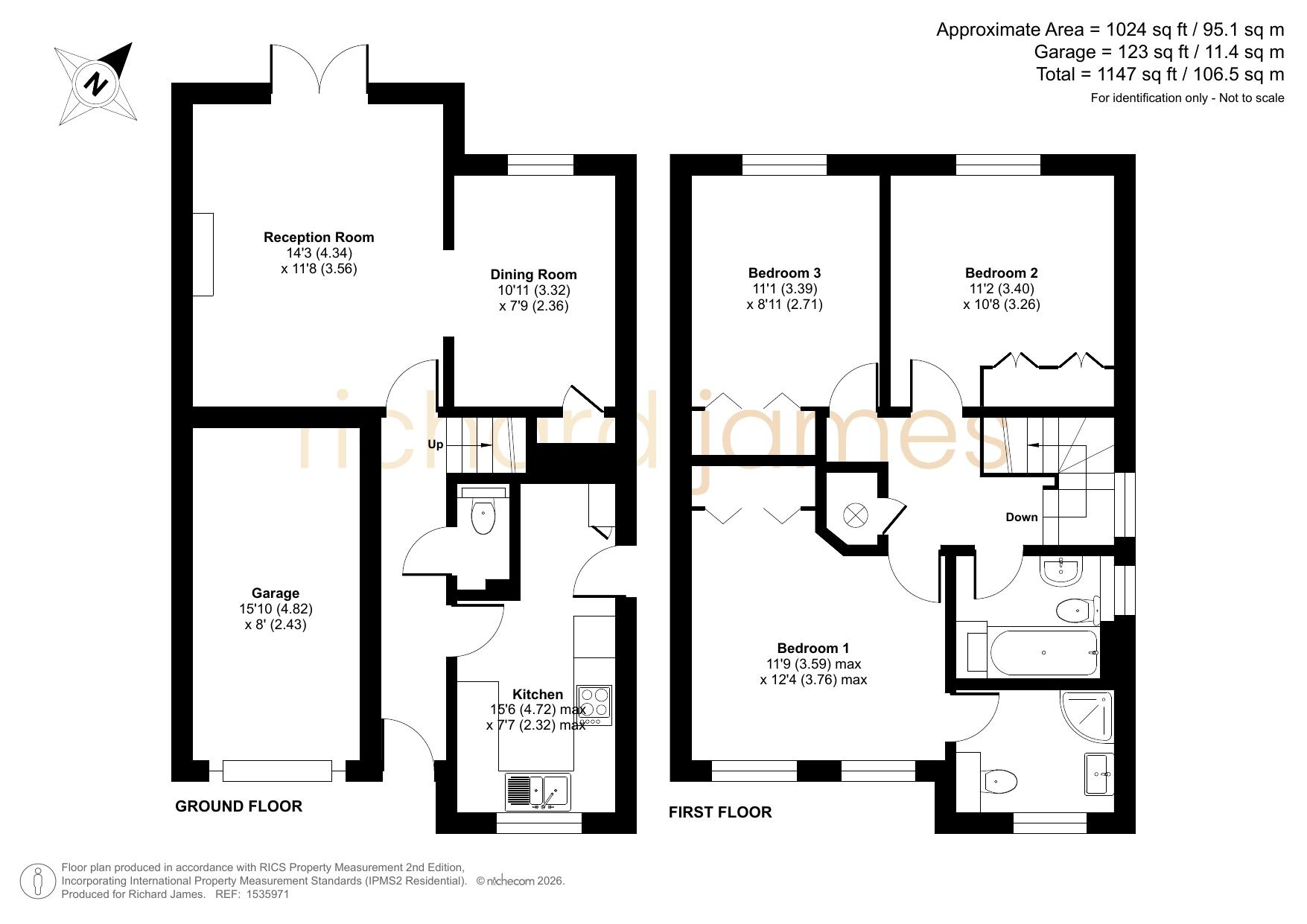 Tracy Close, Swindon floorplan
