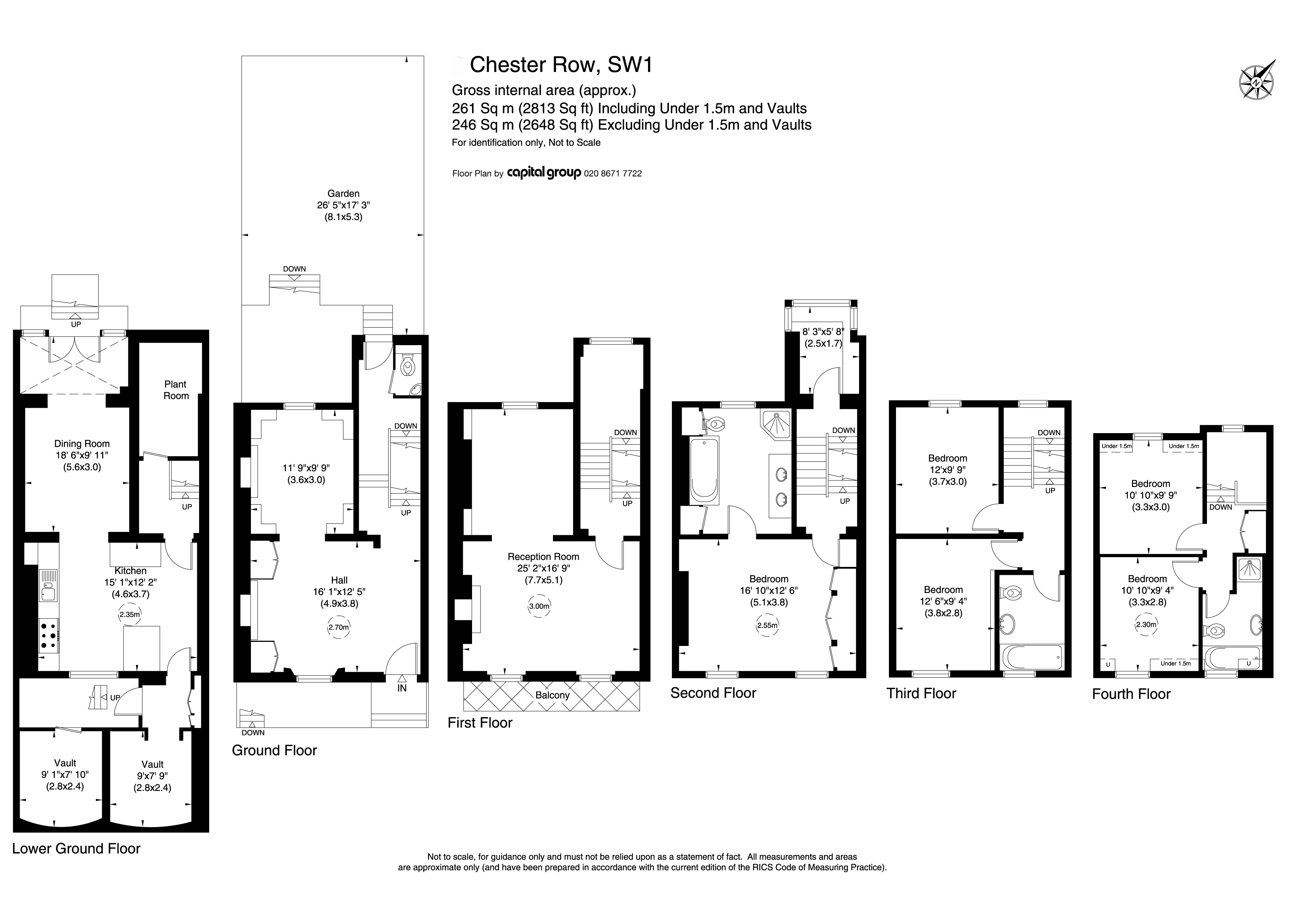 6, Chester Row, London floorplan
