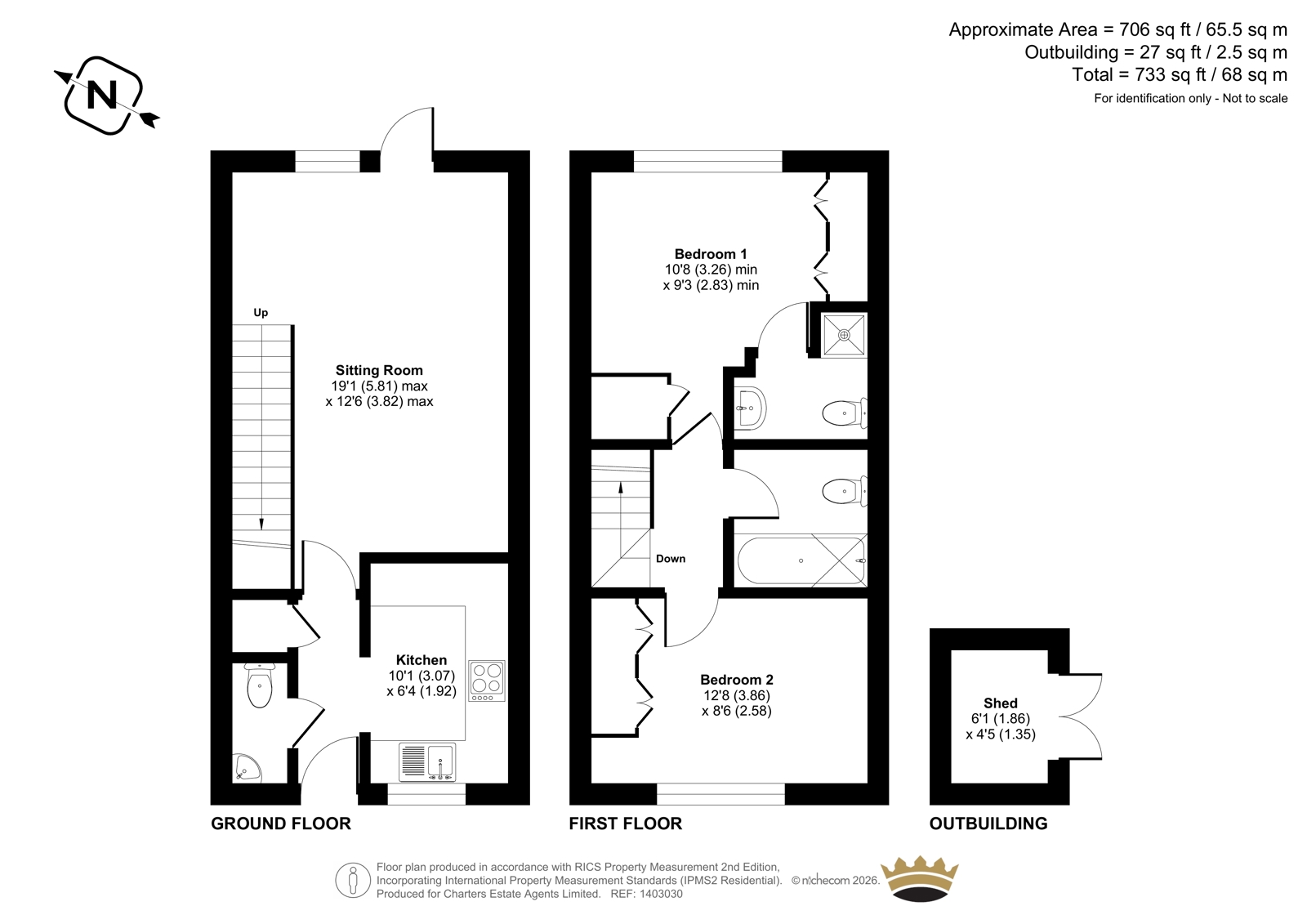 96, Arnold Road, Hampshire floorplan