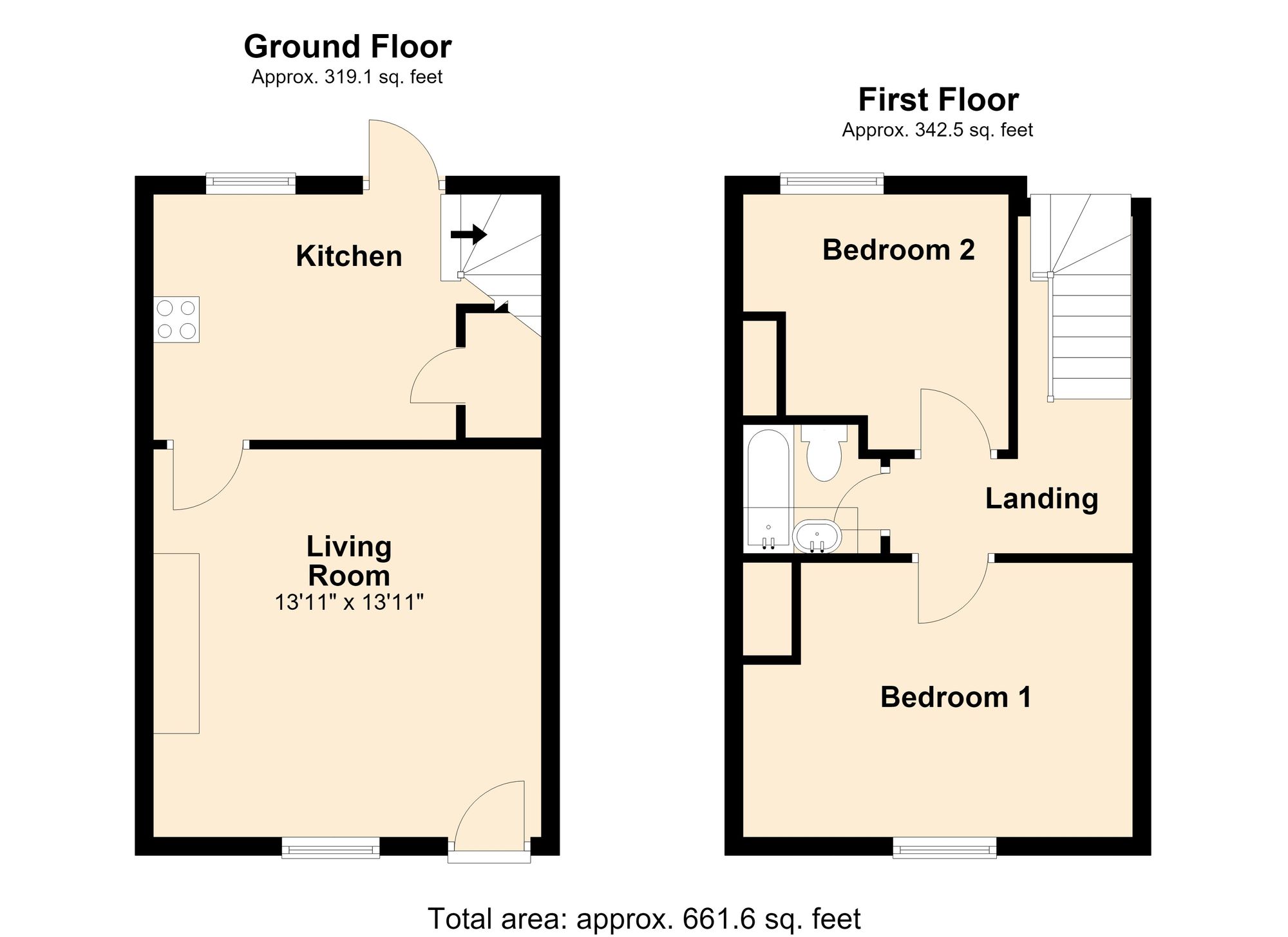 42 Hufling Lane, Burnley floorplan