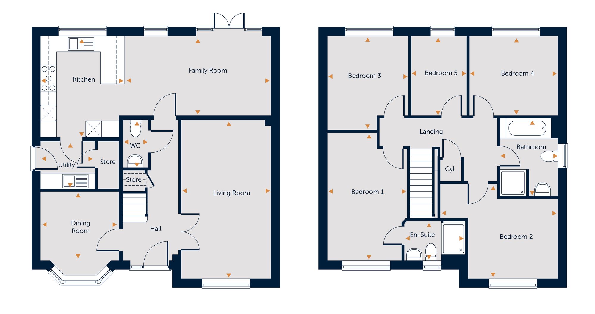 Plot 38, The Mulberry, Clayton Road, Staffordshire floorplan