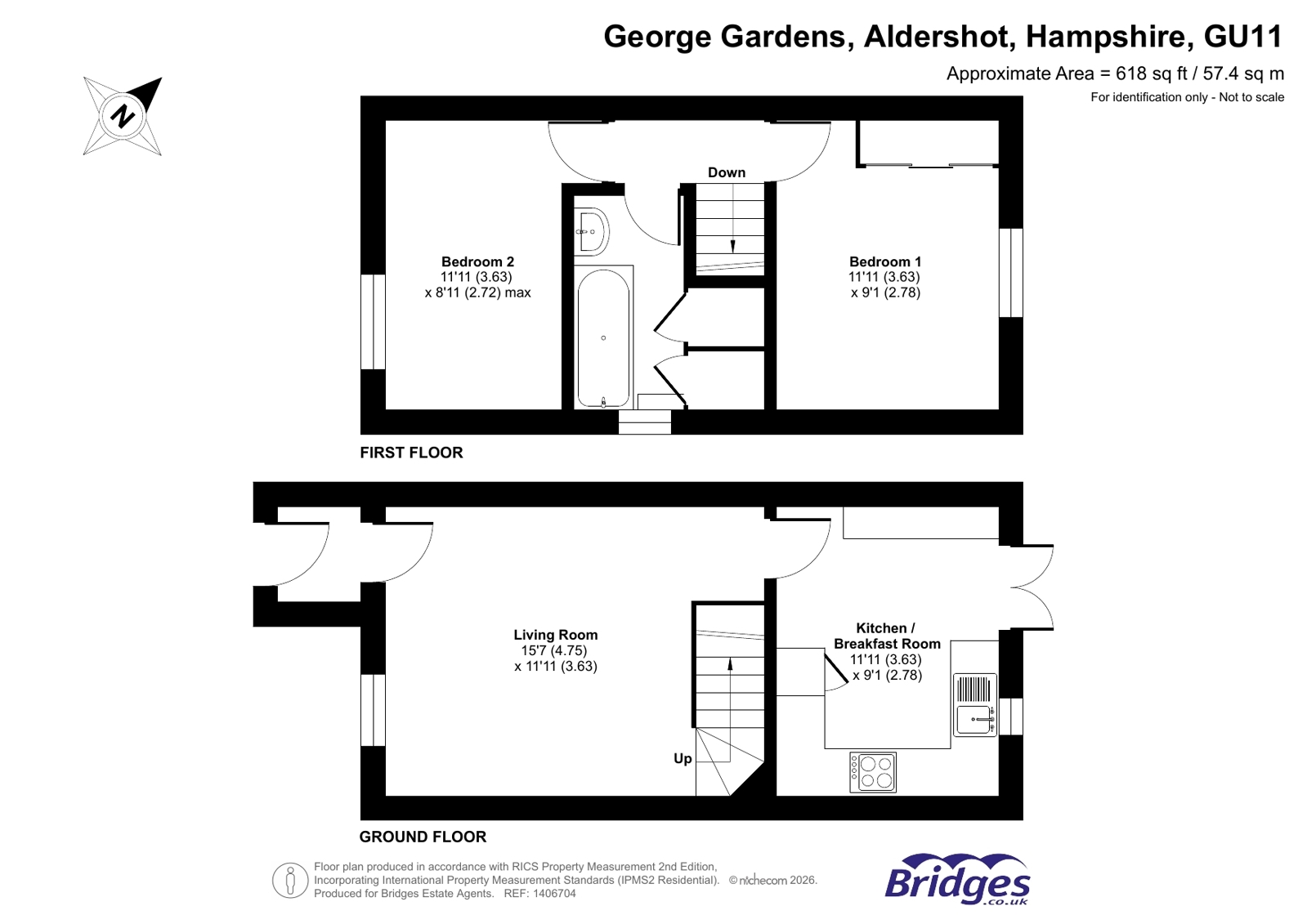7, George Gardens, Hampshire floorplan