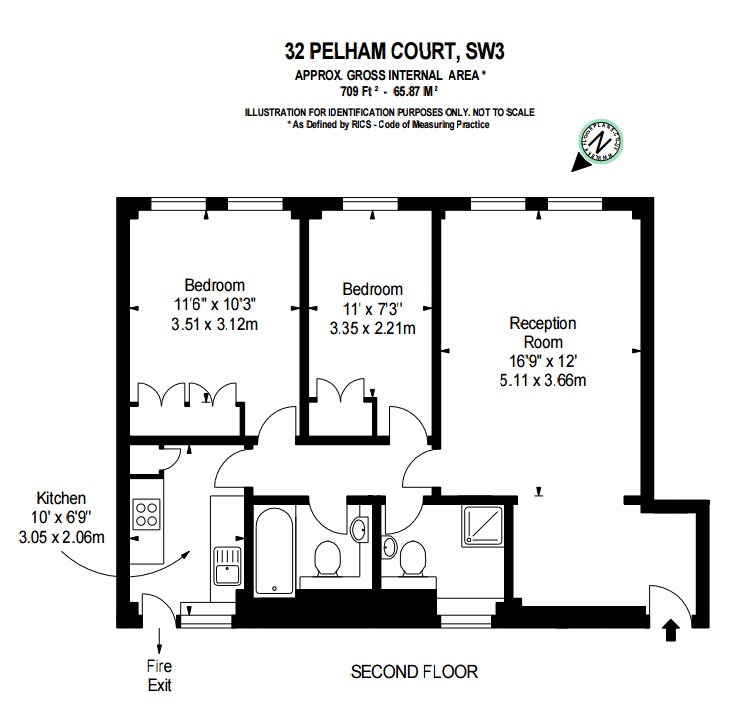 2 Bedrooms Flat to rent in Fulham Road, Chelsea SW3