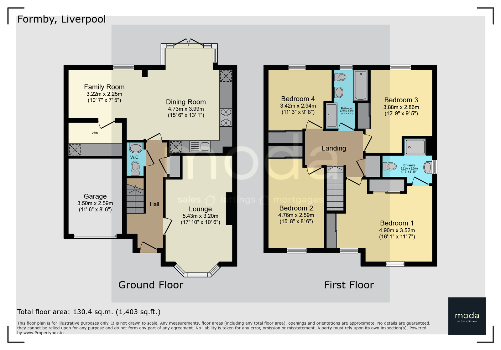 33, Mohave Drive, Formby floorplan