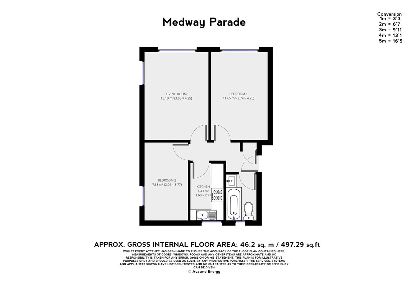 Medway Parade, Perivale, Perivale, Greenford UB6, 2 bedroom flat for