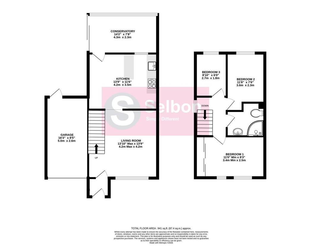 19, Gleneagles Drive, Farnborough floorplan