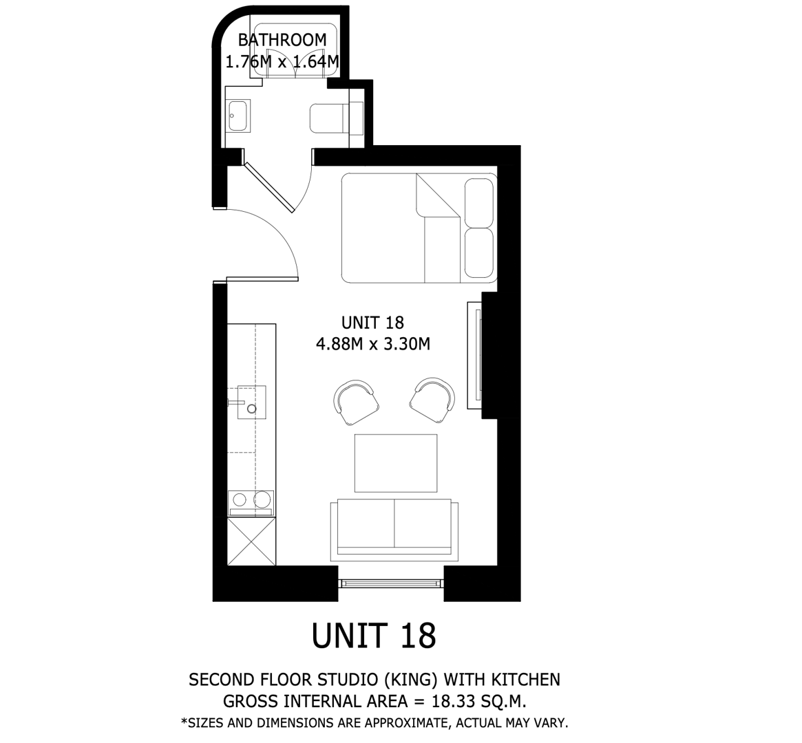 32-33 Kensington Gardens Square, London floorplan