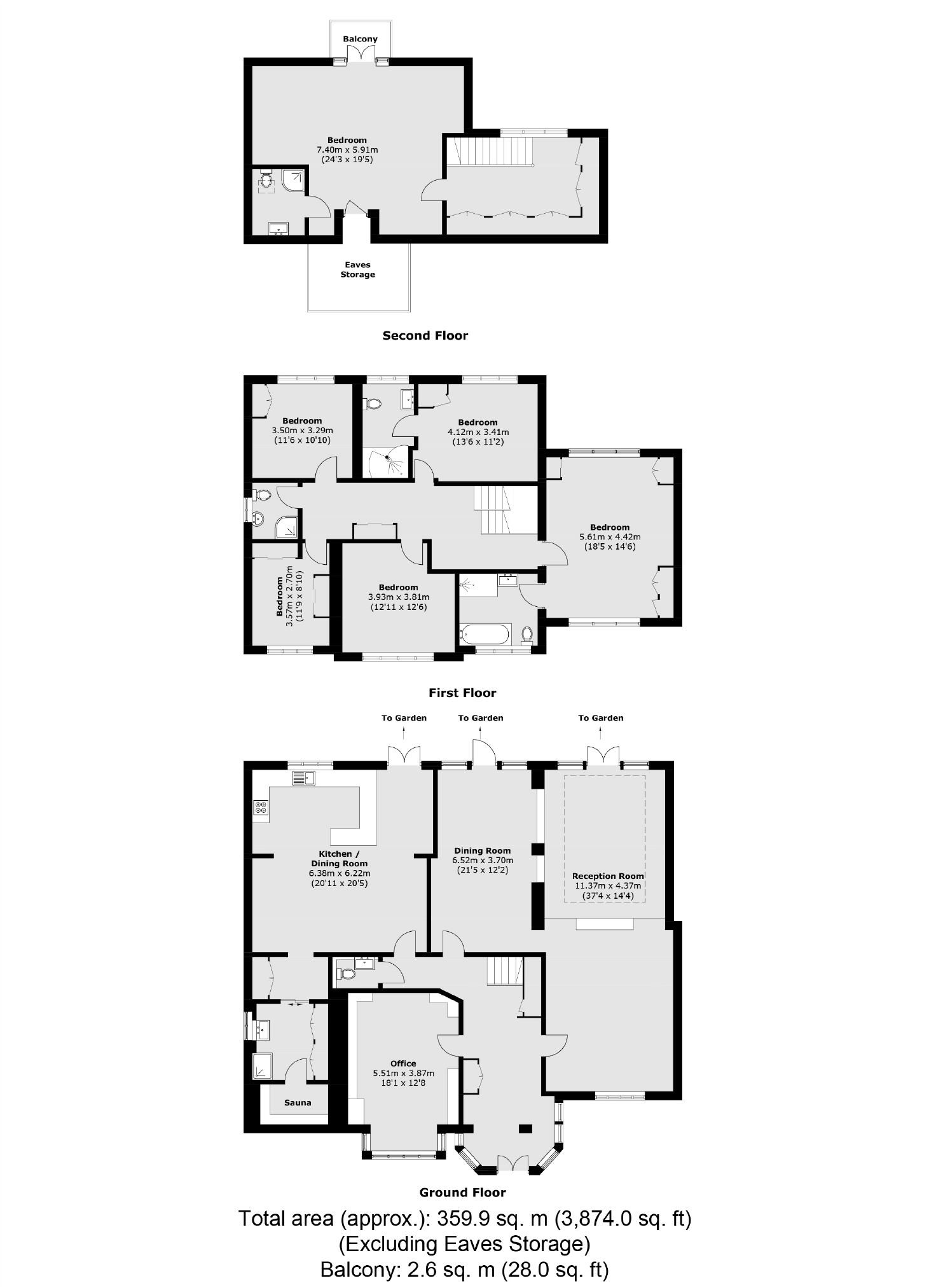 14, Orchard Avenue, London floorplan