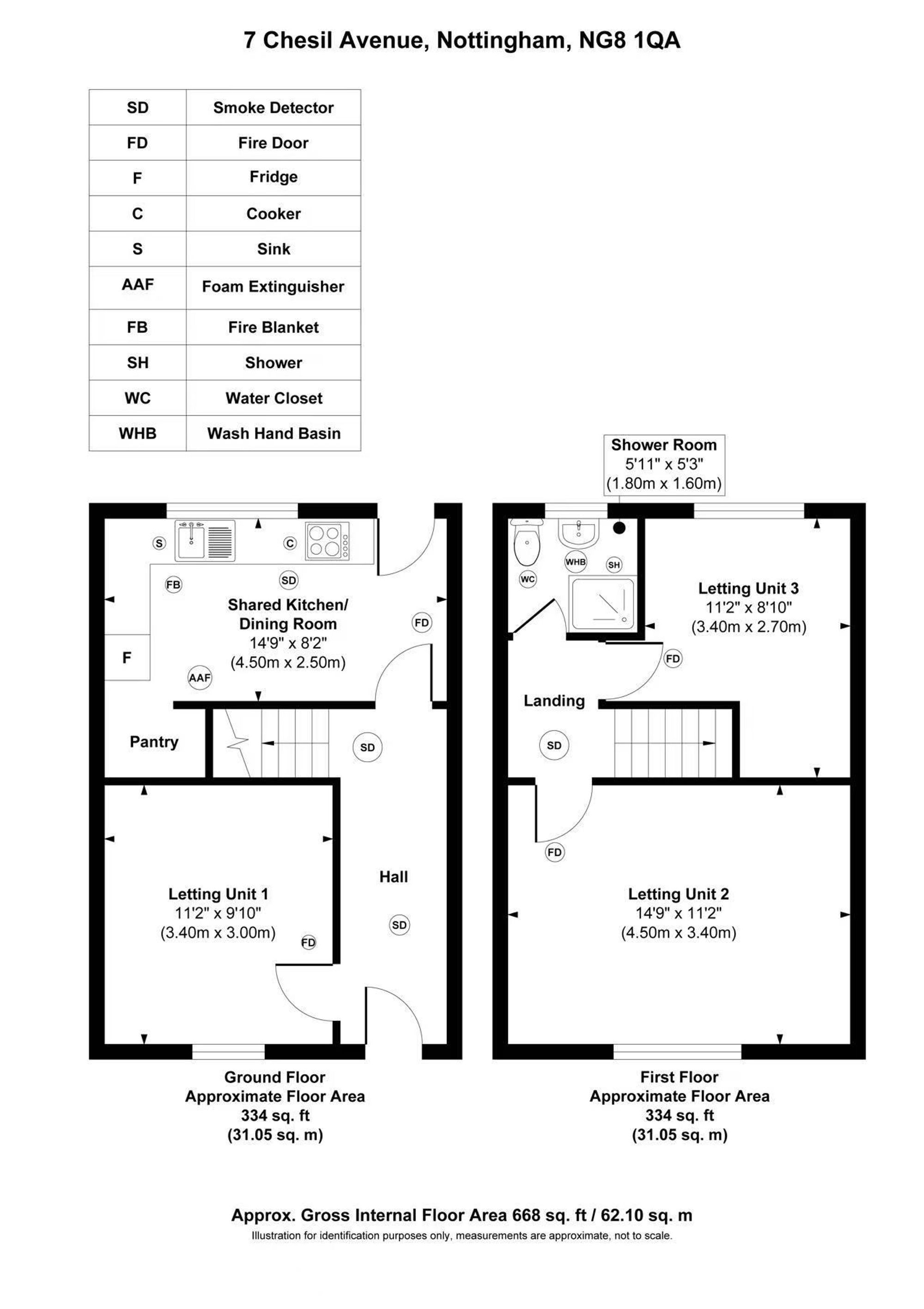 7 Chesil Avenue, Nottingham floorplan