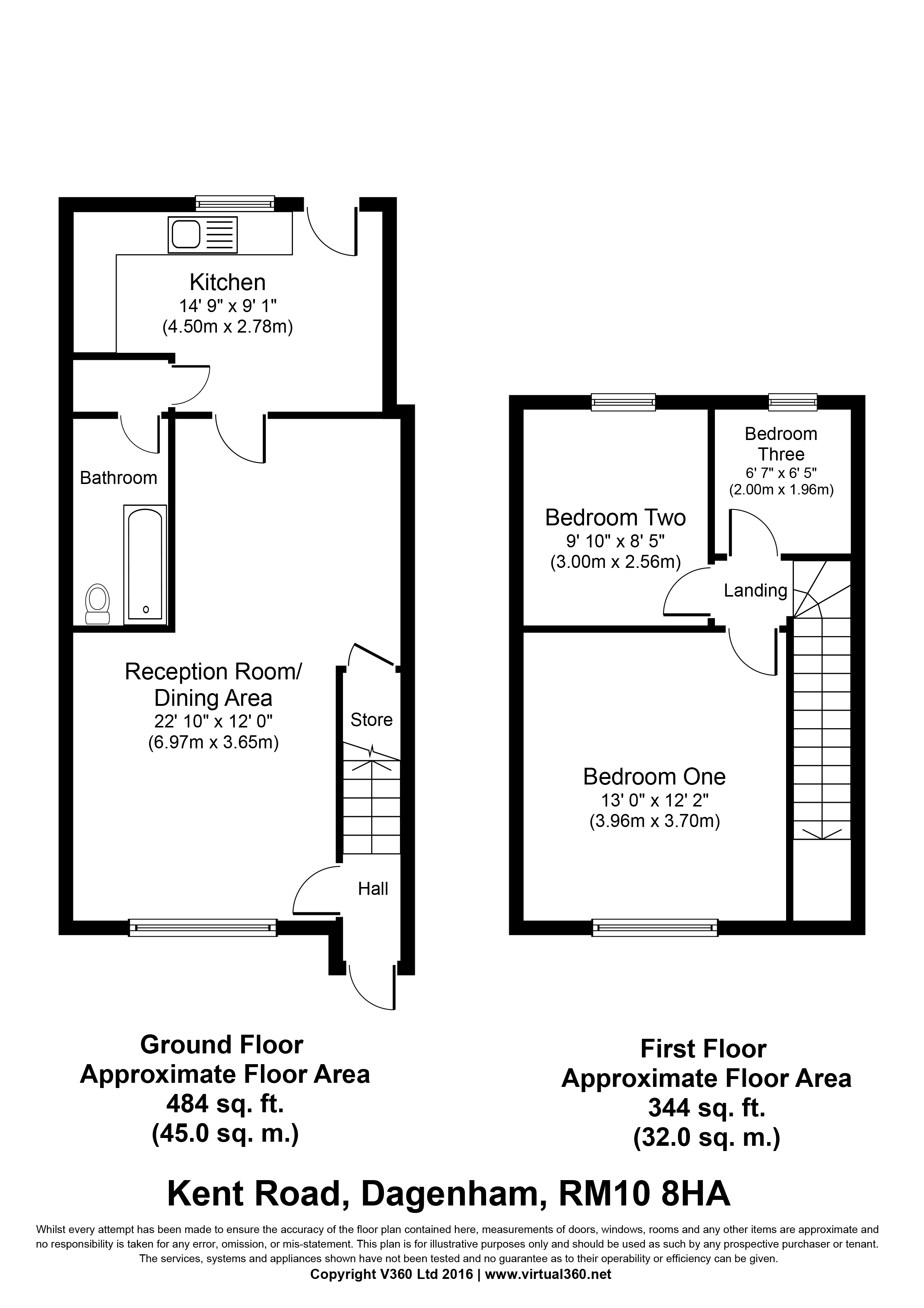 3 Bedrooms Terraced house to rent in Kent Road, Dagenham RM10