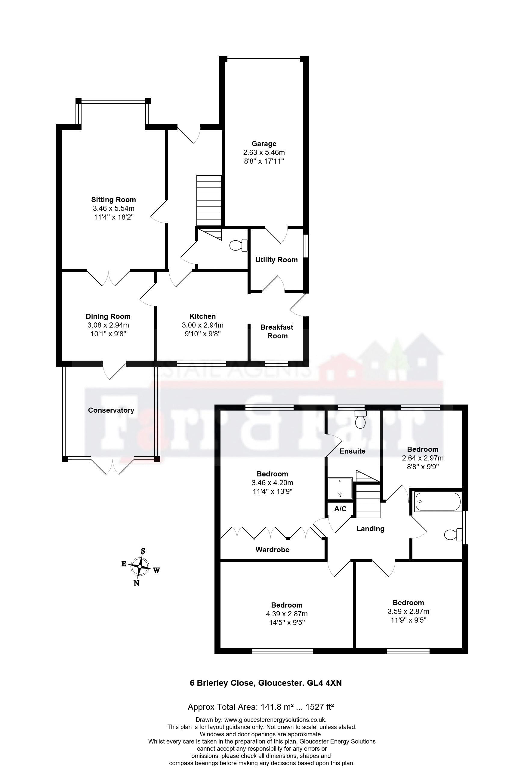 4 Bedrooms Detached house for sale in Brierley Close, Abbeymead, Gloucester GL4