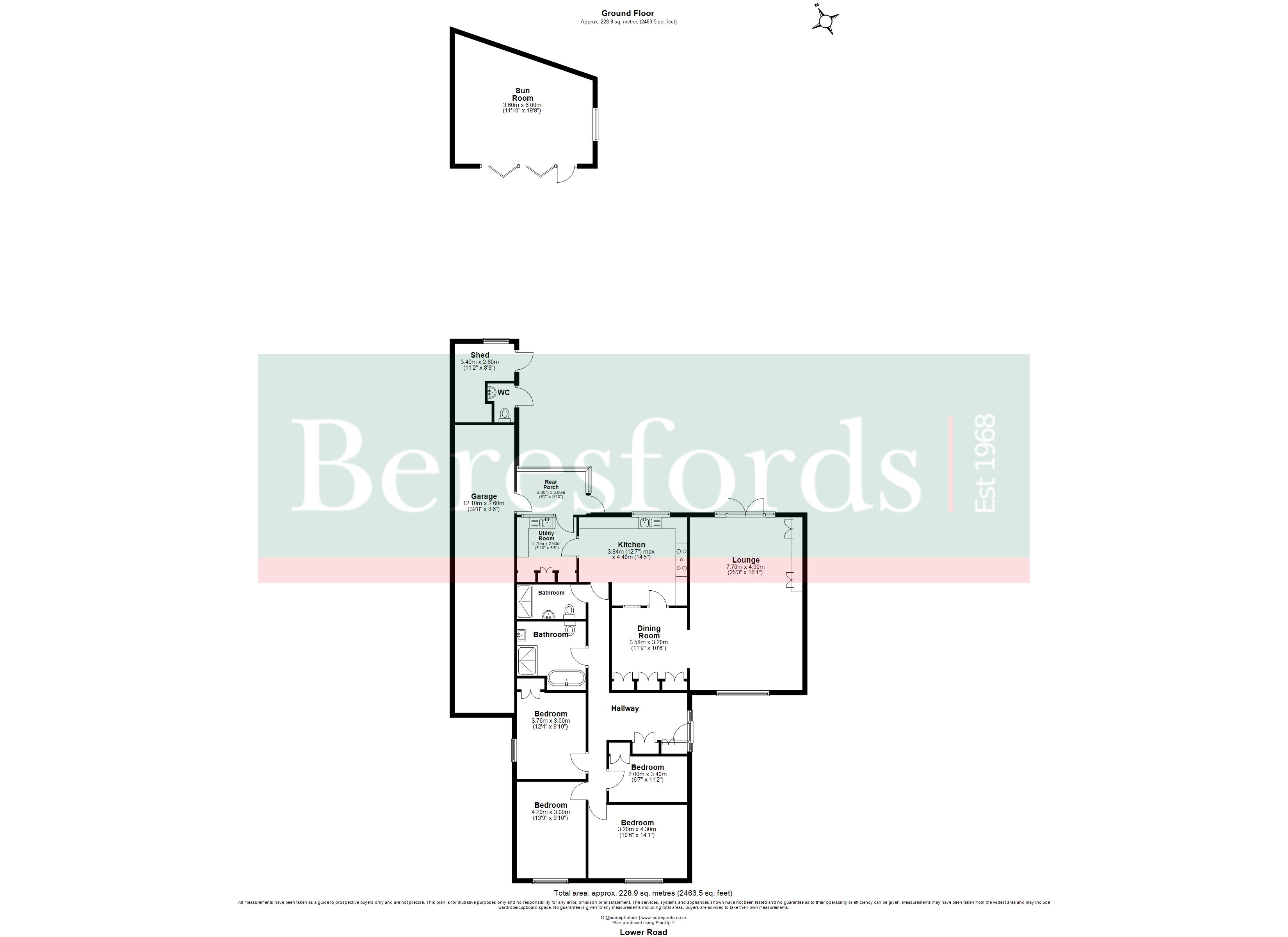 Swinburne,, Lower Road, Brentwood floorplan