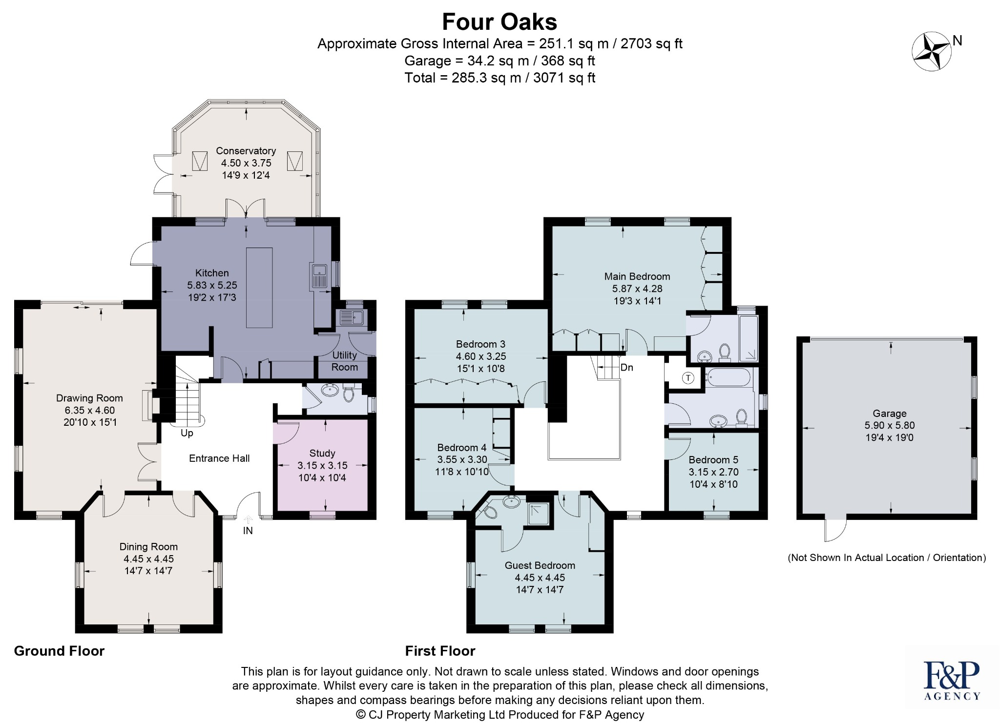 Four Oaks, Broomfield Hill, Buckinghamshire floorplan