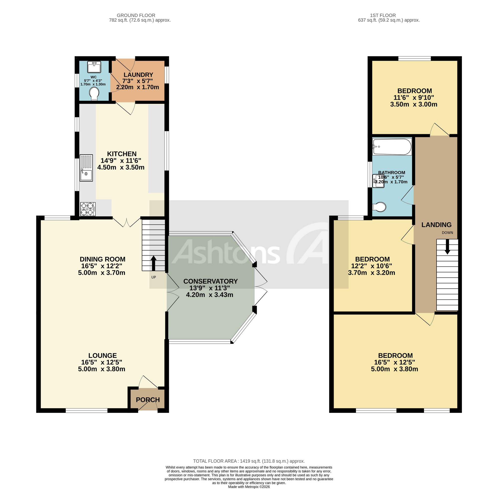 44 Crosfield Street, Warrington floorplan