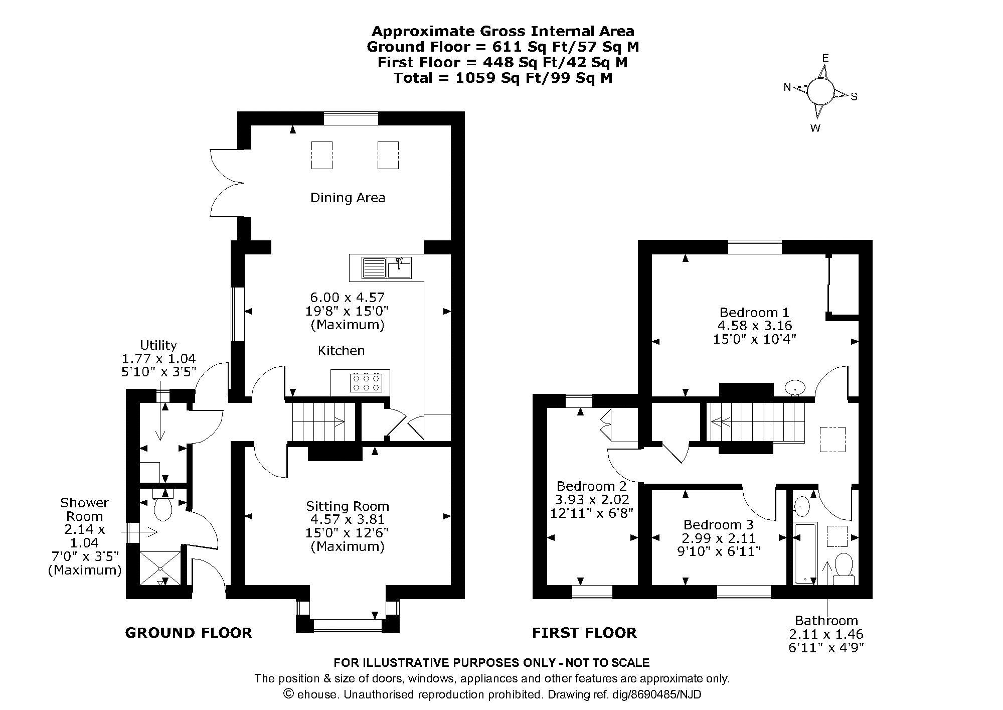 Pinewood Cottage, Horsham Road, Holmbury St Mary floorplan