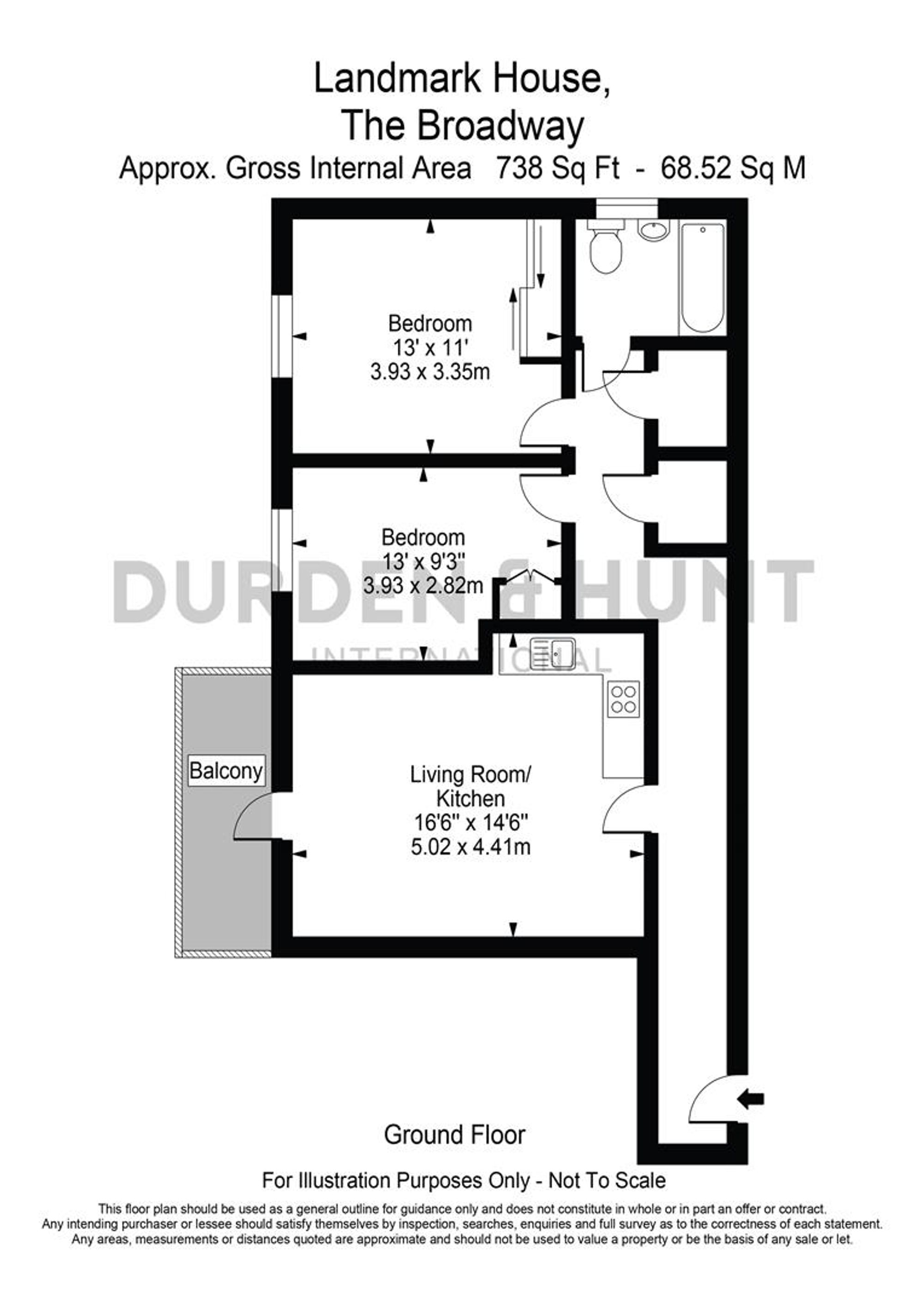 13 Landmark House, Loughton floorplan
