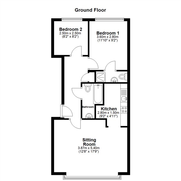 6, St Andrews, 134, Maidstone Road, Tonbridge floorplan