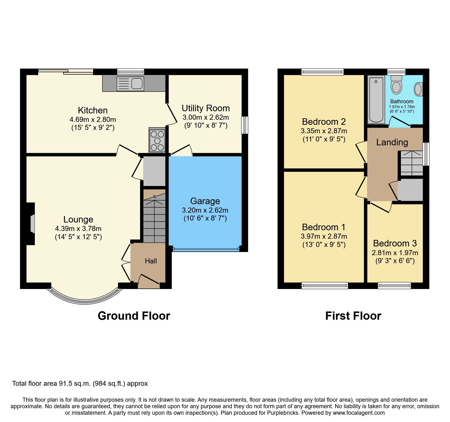 22, Suffolk Grove, Leigh floorplan