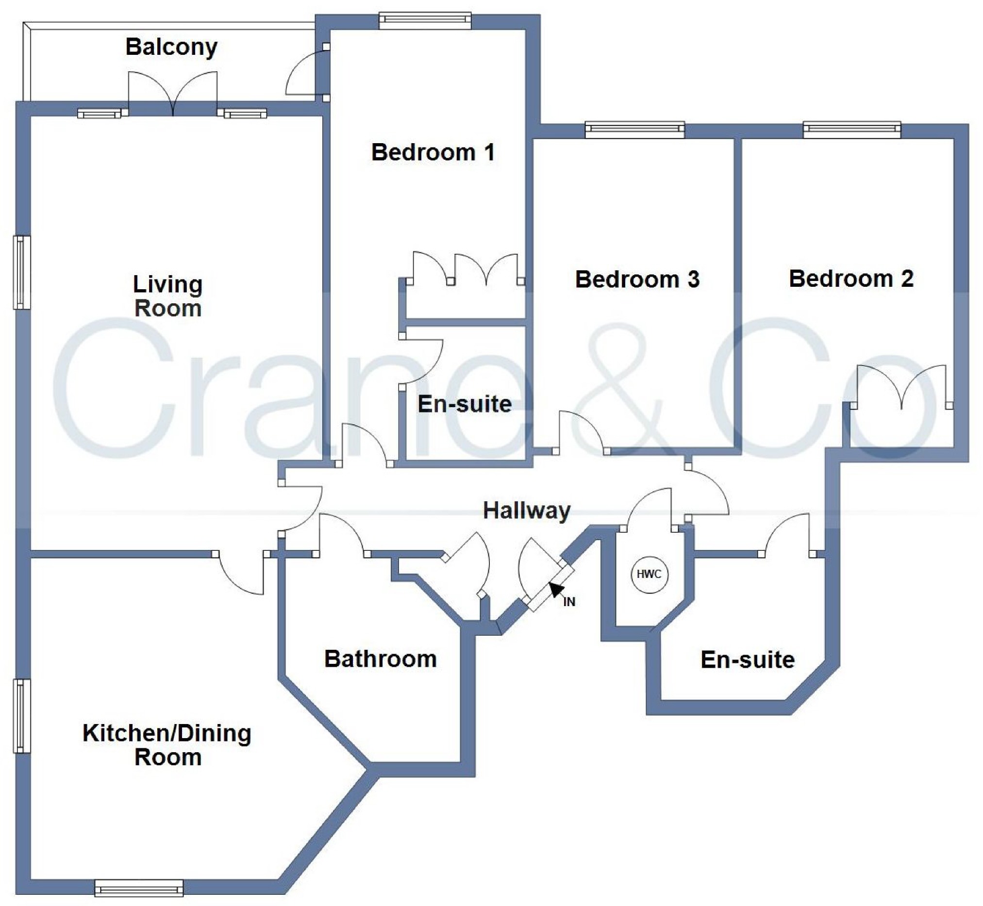 3 Bedrooms Flat for sale in Dominica Court, Eastbourne BN23