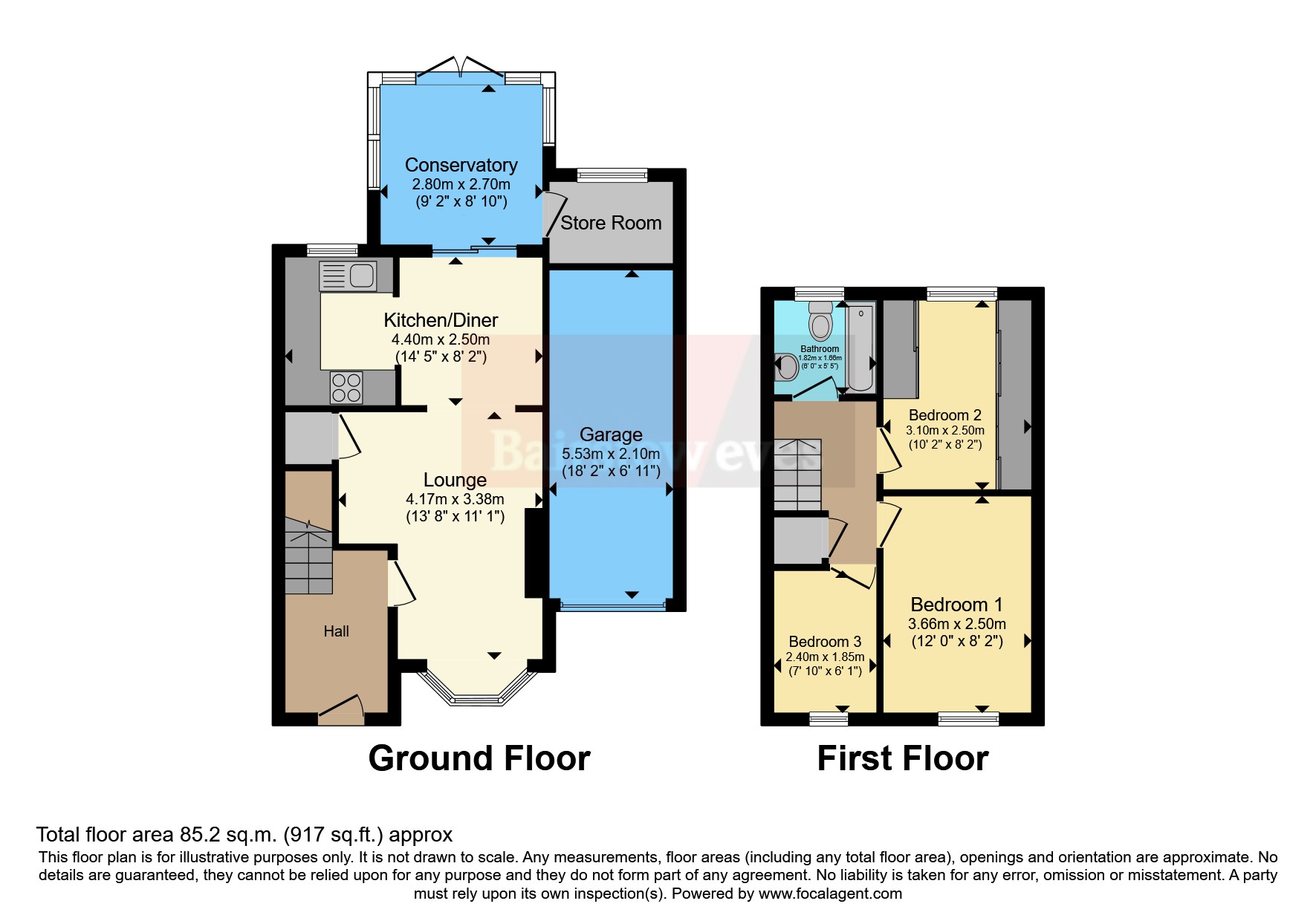 14, St. Matthews Close, Lincolnshire floorplan