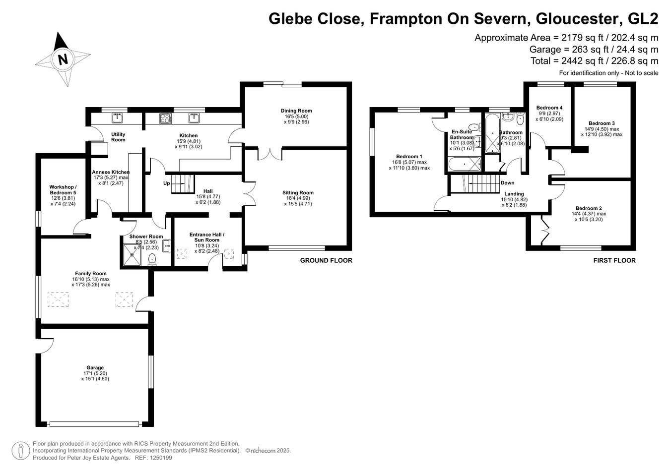 The End House, Glebe Close, Gloucester floorplan